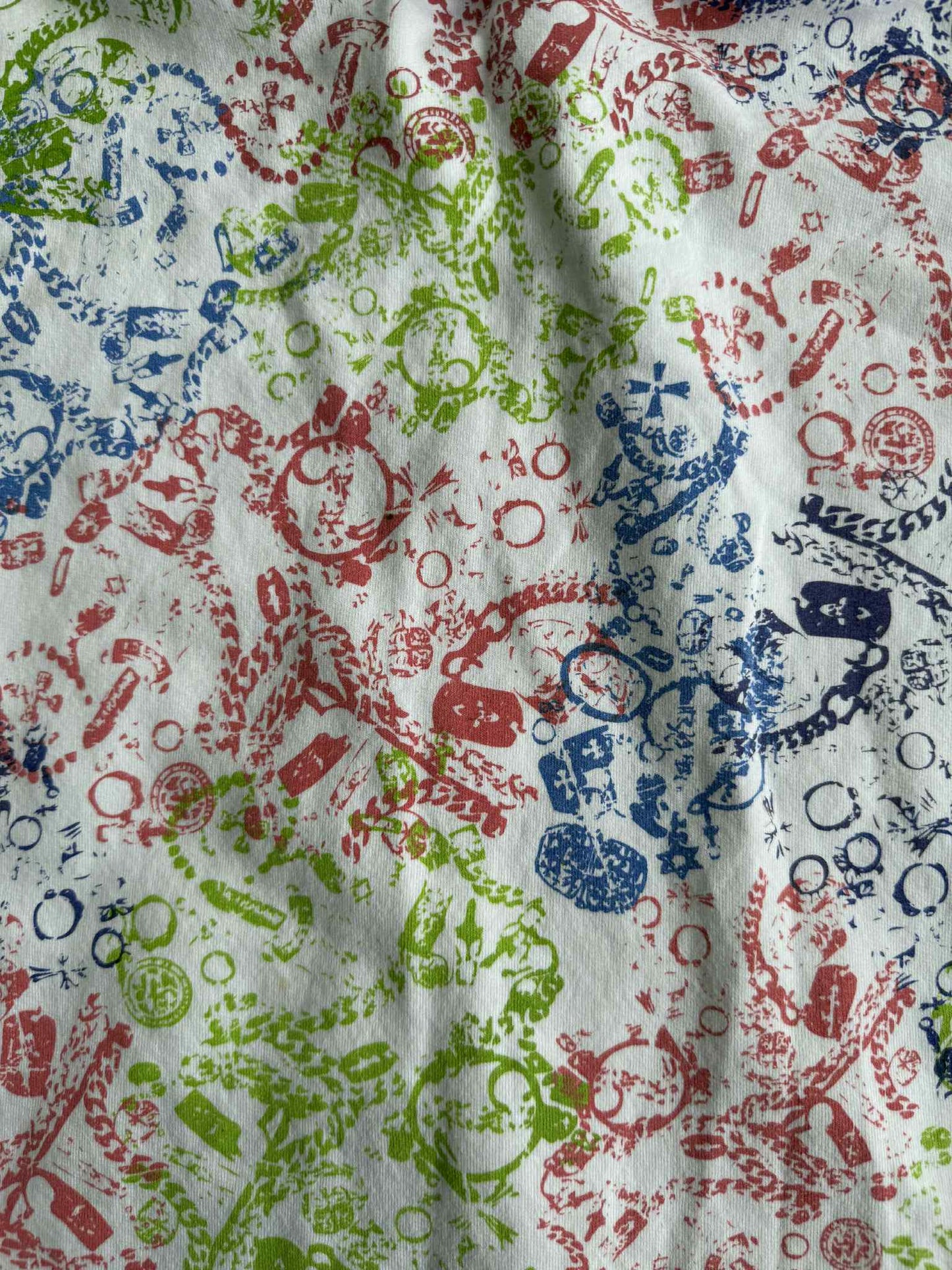Chrome Hearts Full Print Logo Zip Up Hoodie