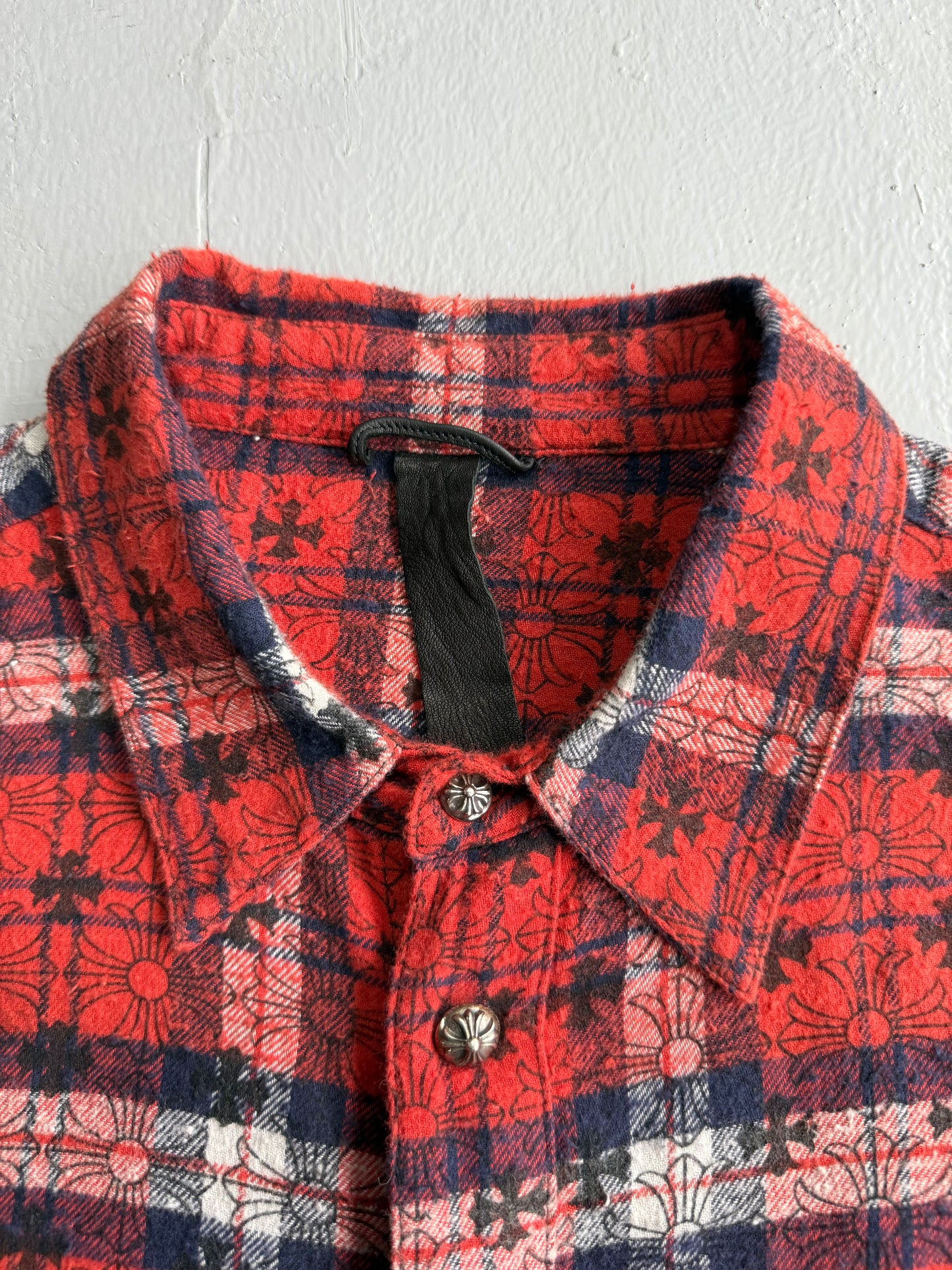 Chrome Hearts Monogram Cross Patched Flannel