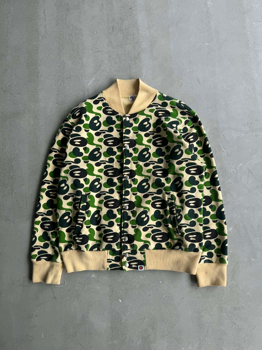 Bape Babymilo Camo Varsity Jacket