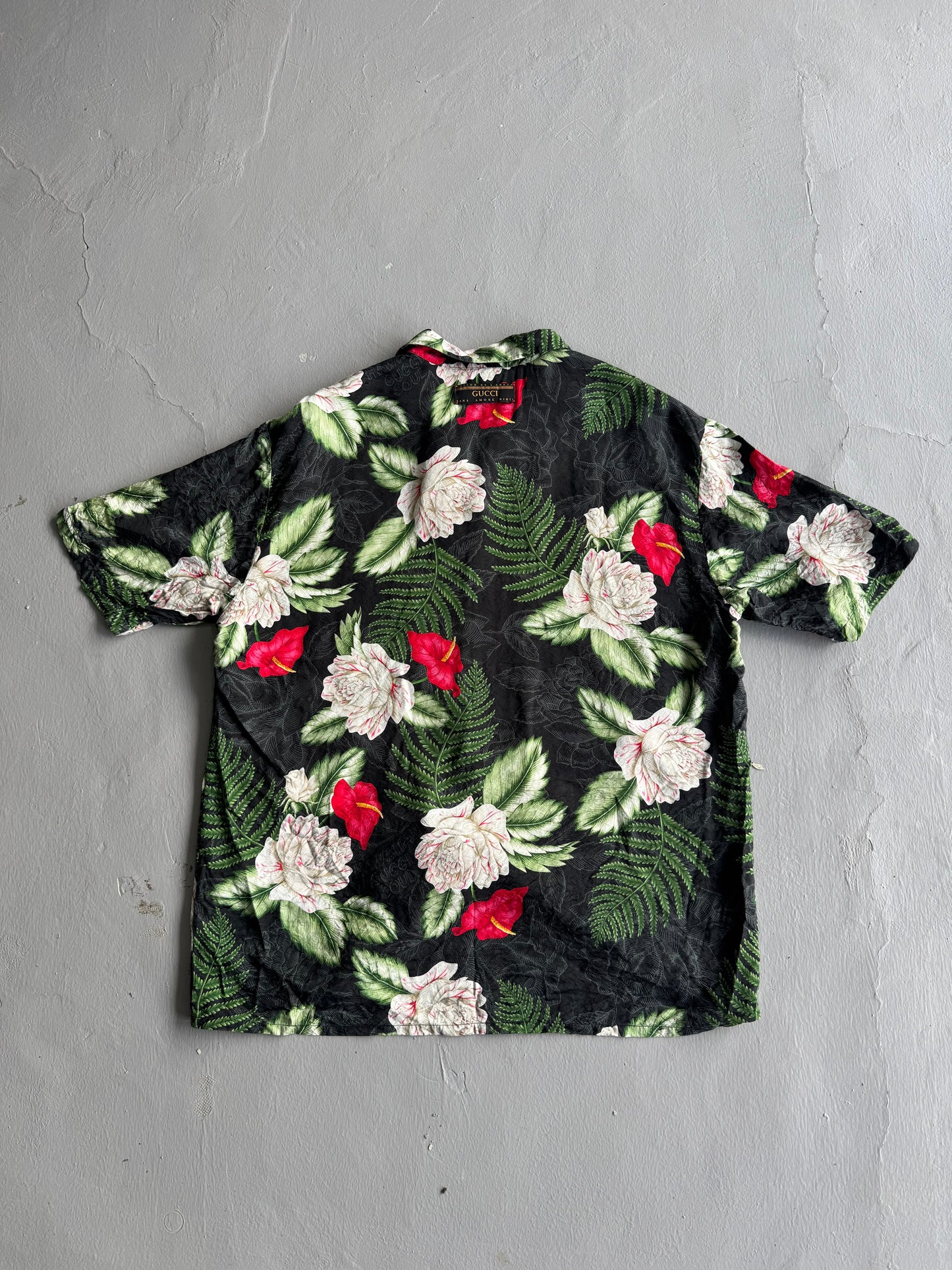 Gucci Polo Button Down Floral