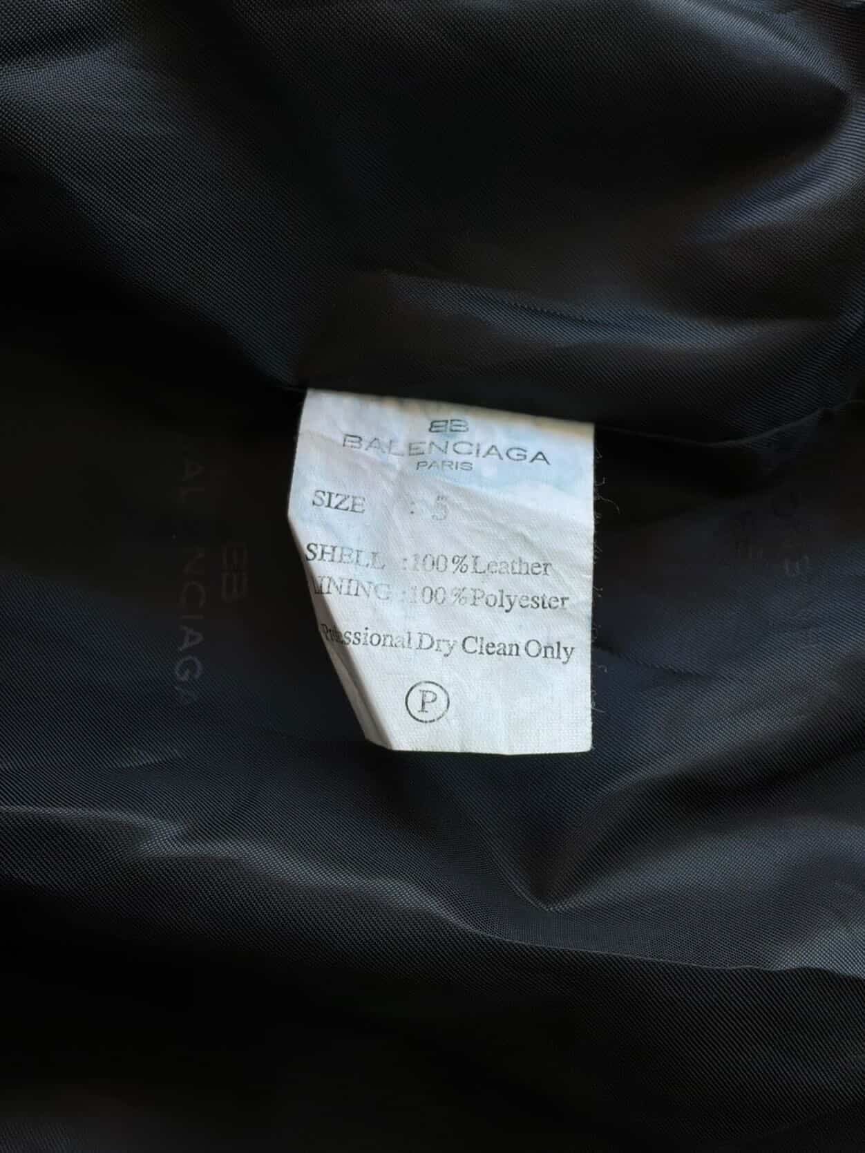 Balenciaga Vintage Harrington Leather Jacket
