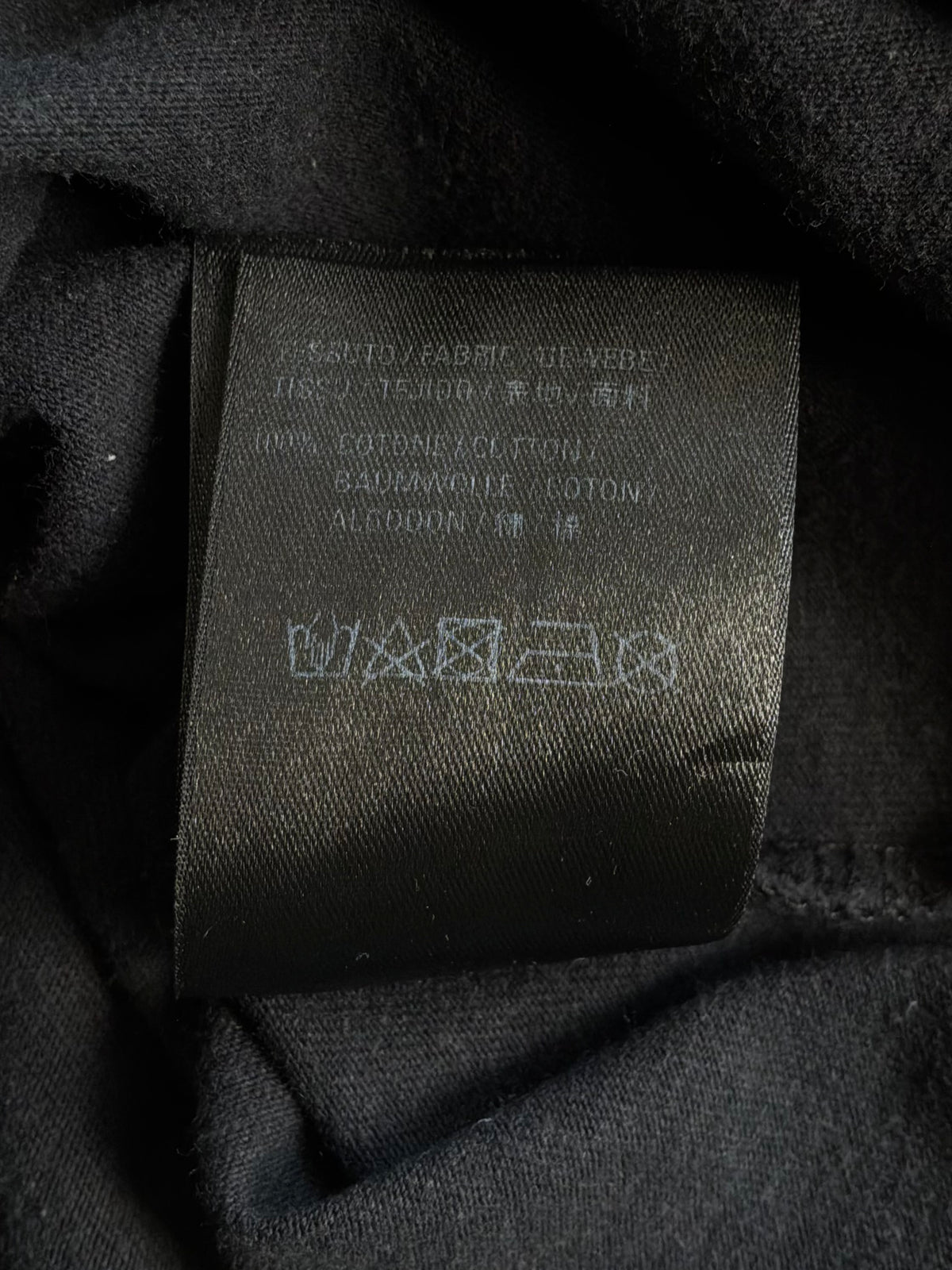Balenciaga Interlock Logo Black tee