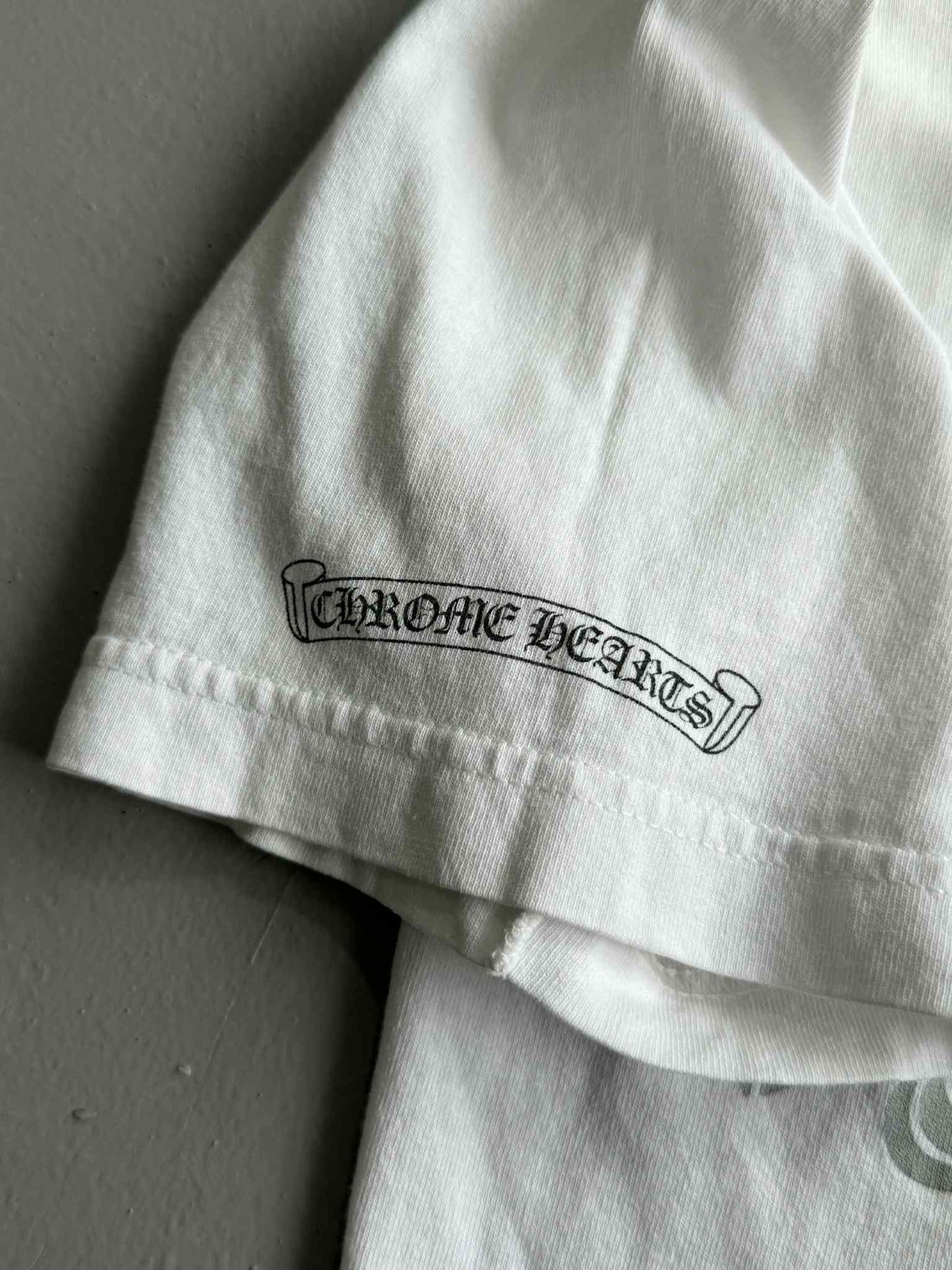 Vintage Chrome Hearts Floral Horseshoe Tee