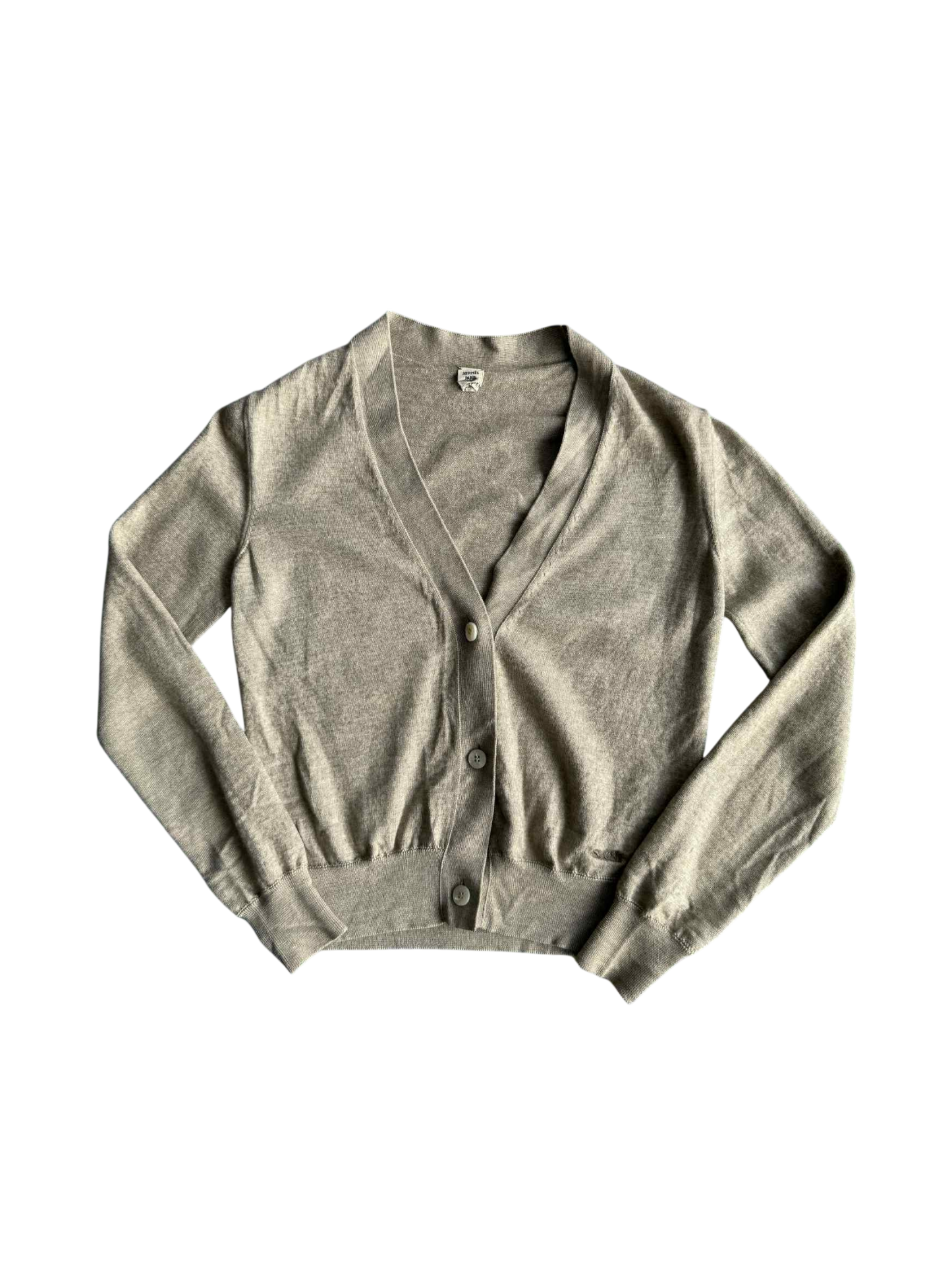 Hermes Cardigan Cashmere Light Beige