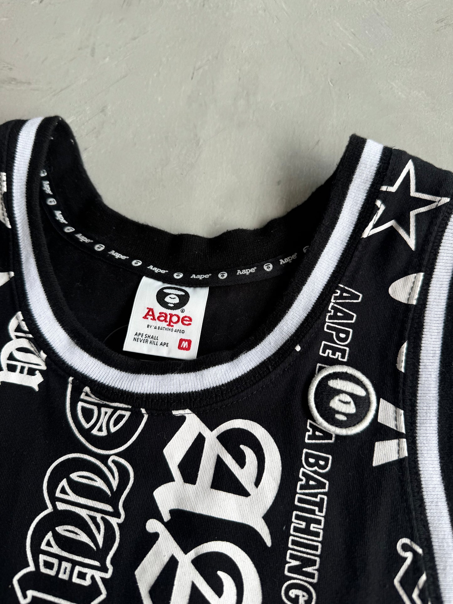 Aape Tank Top All Over Print