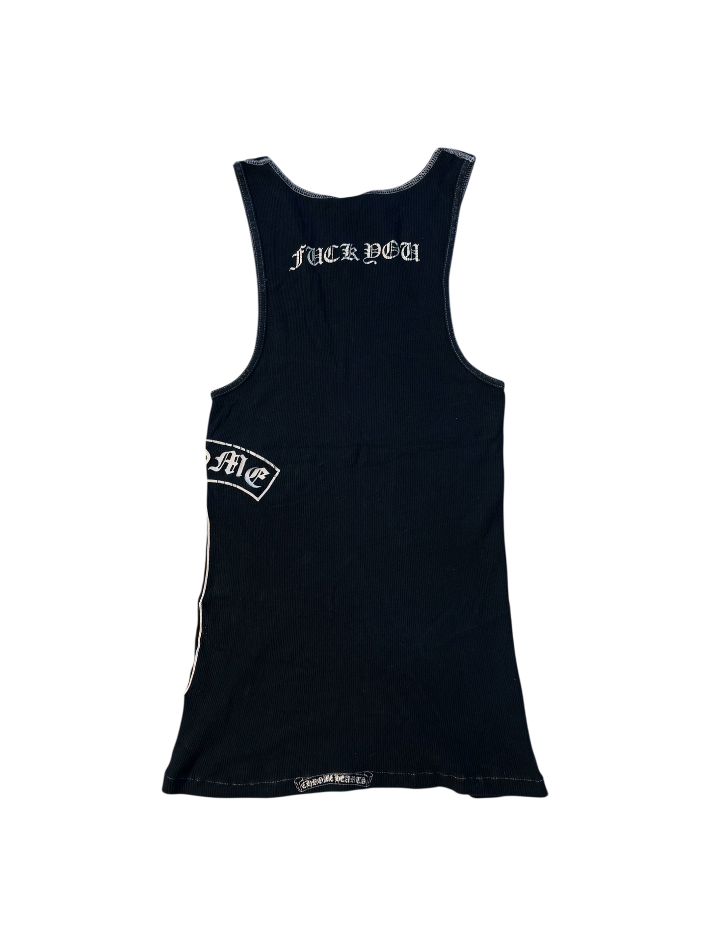 Vintage Chrome Hearts ‘FUCK YOU’ Thermal Tanktop