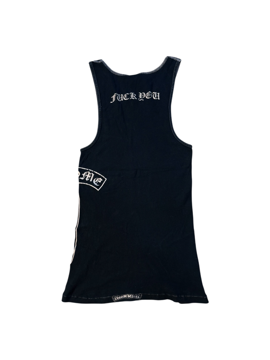 Vintage Chrome Hearts ‘FUCK YOU’ Thermal Tanktop