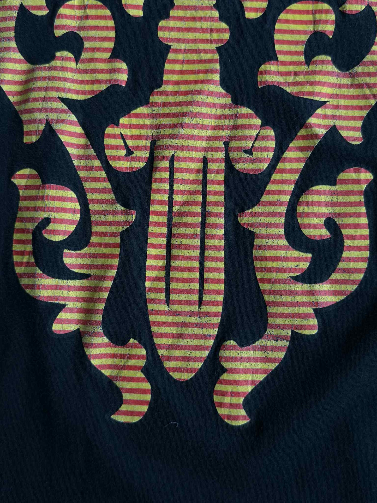 Chrome Hearts Orange Stripped Dagger tee