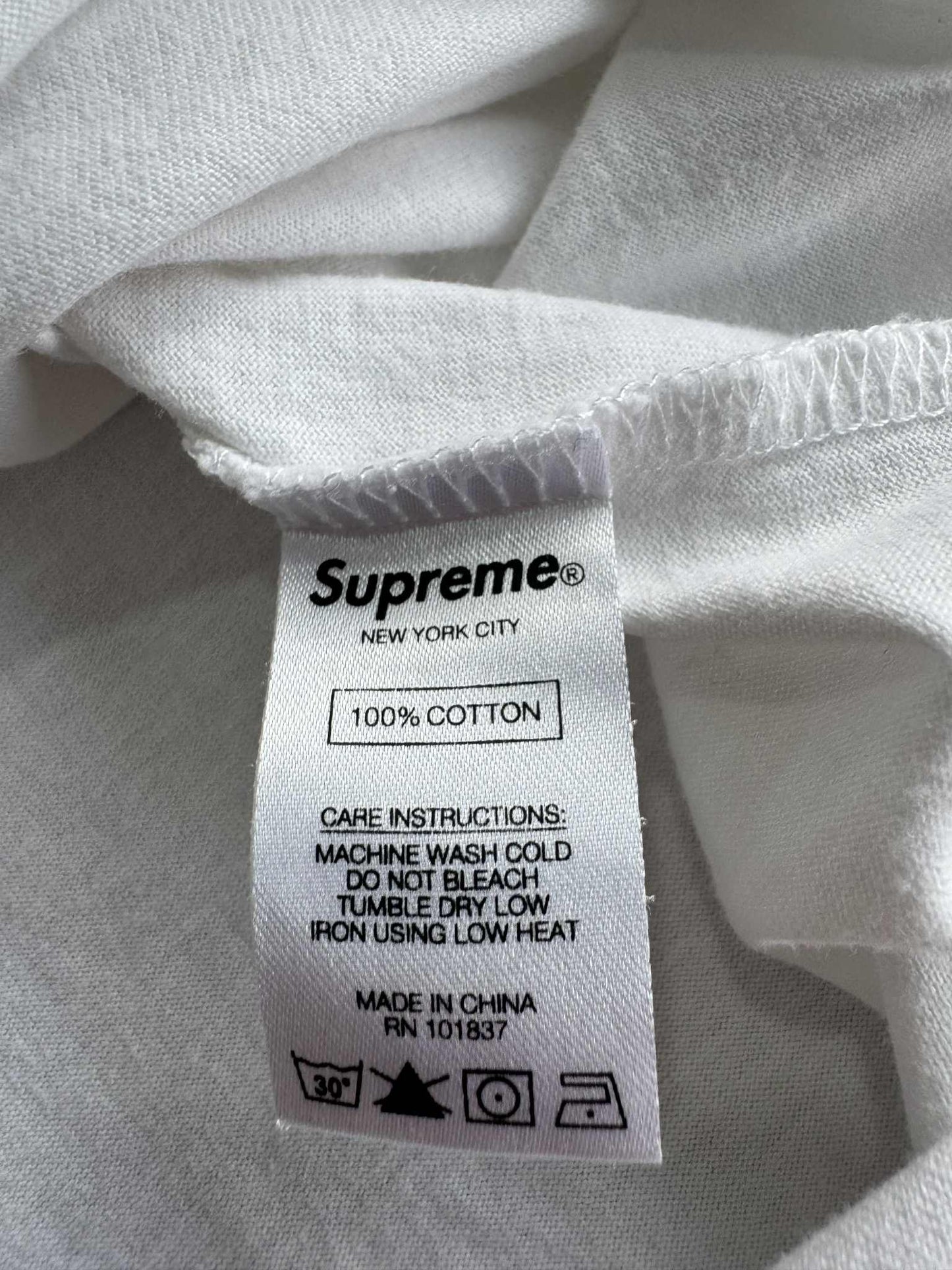Supreme Floral Logo Script Tee
