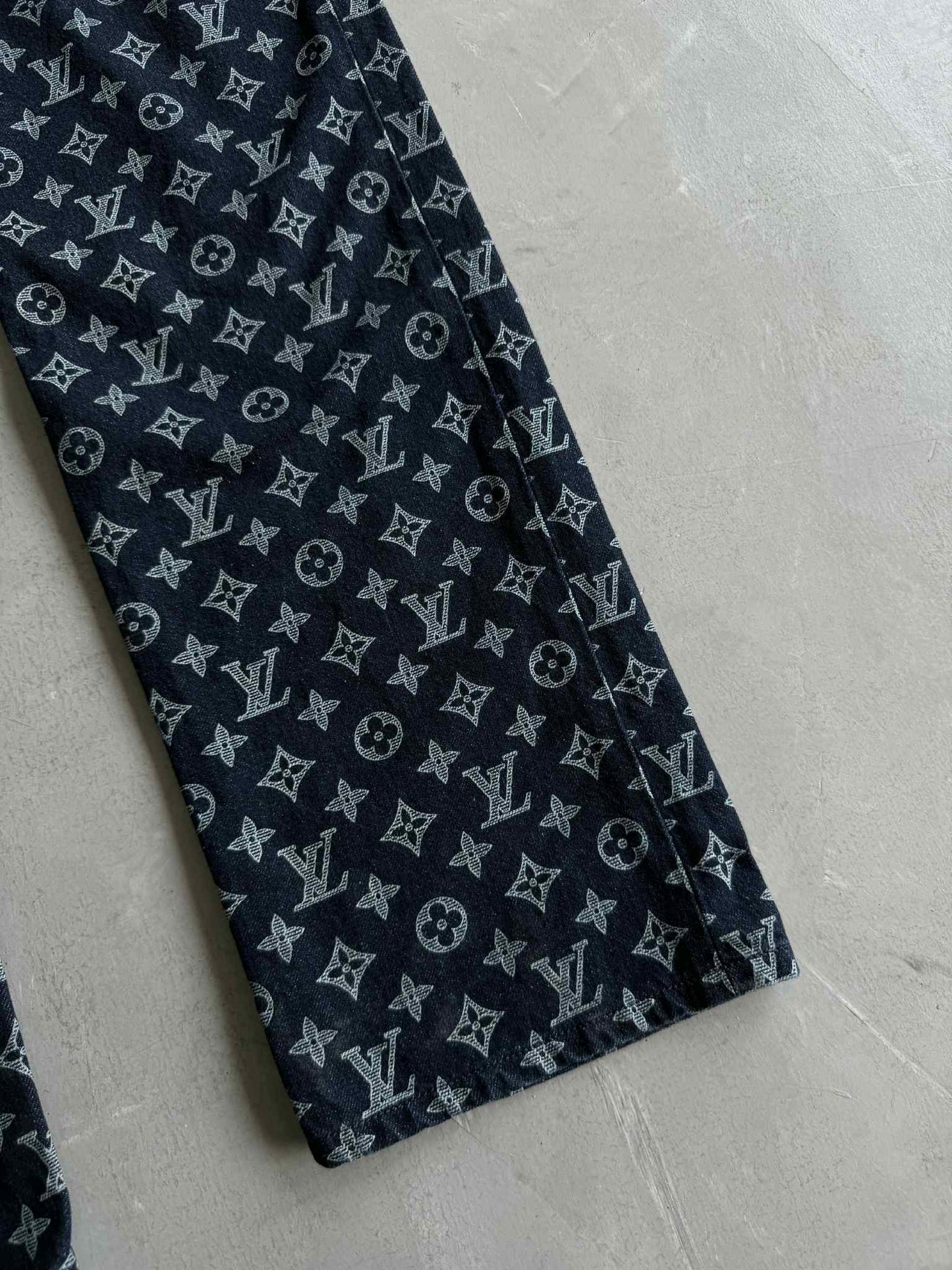Louis Vuitton Kim Jones Era Monogram Denim Pants