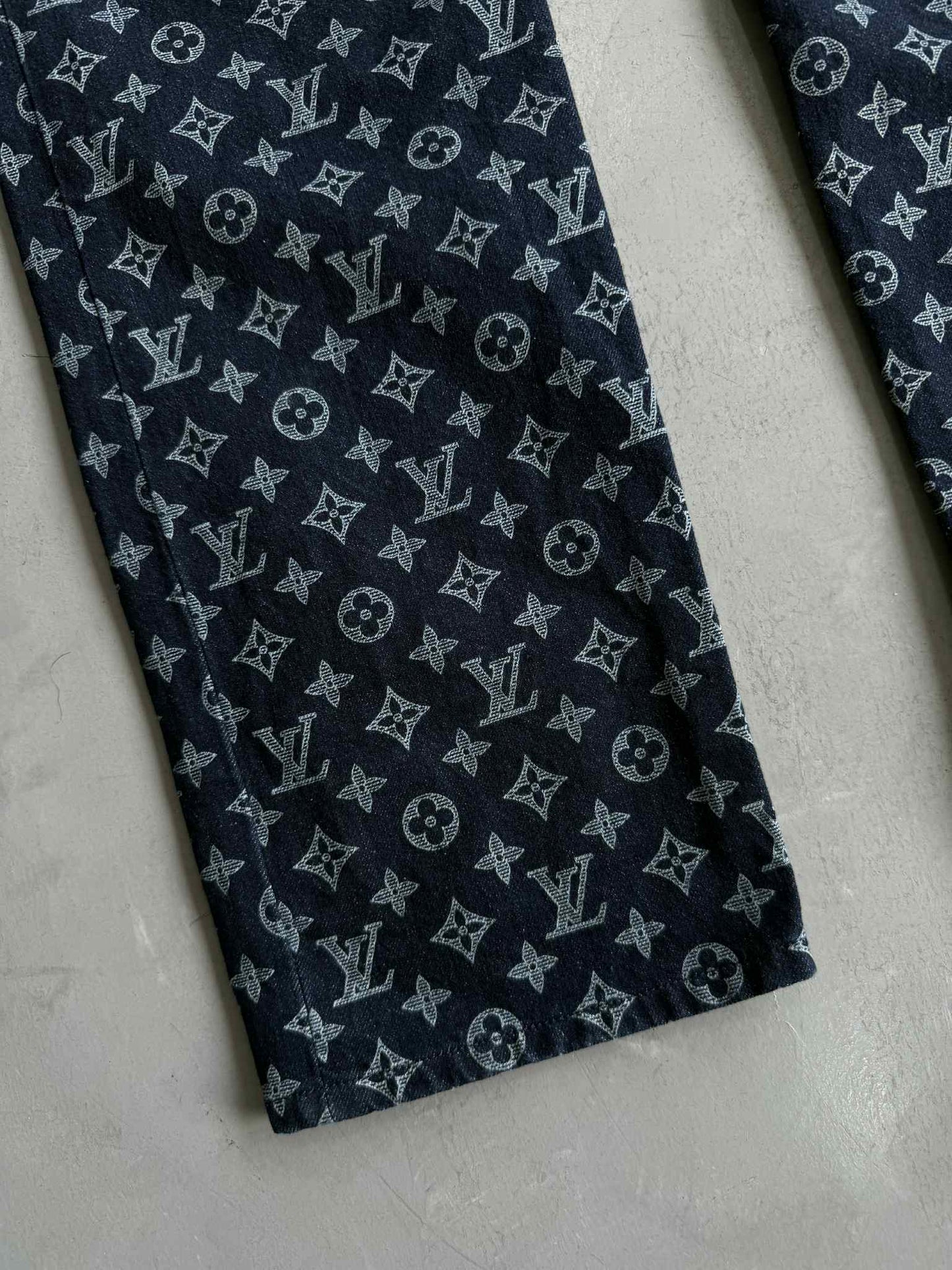 Louis Vuitton Kim Jones Era Monogram Denim Pants