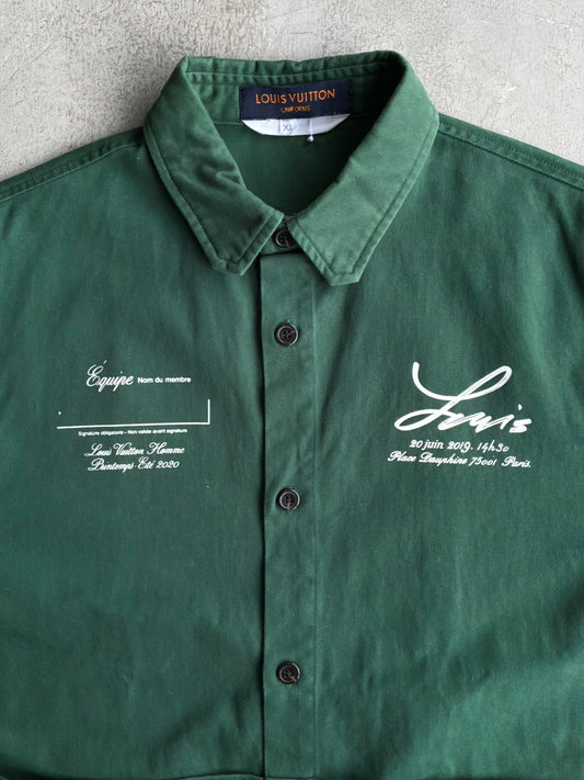 Louis Vuitton Virgil Abloh Creative Director Runway Shirt