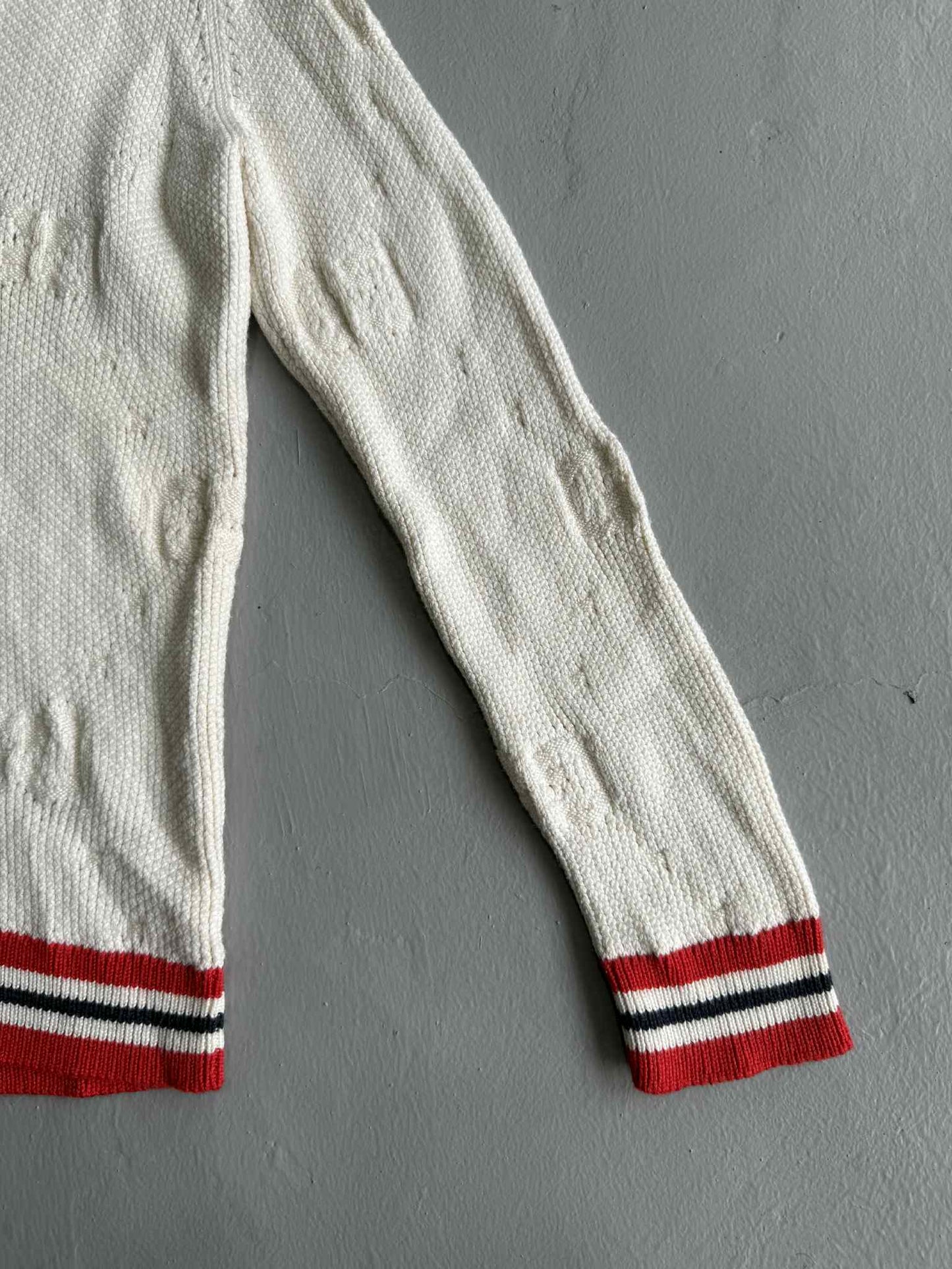 Gucci Monogram Striped Casual Long Sleeve Sweater