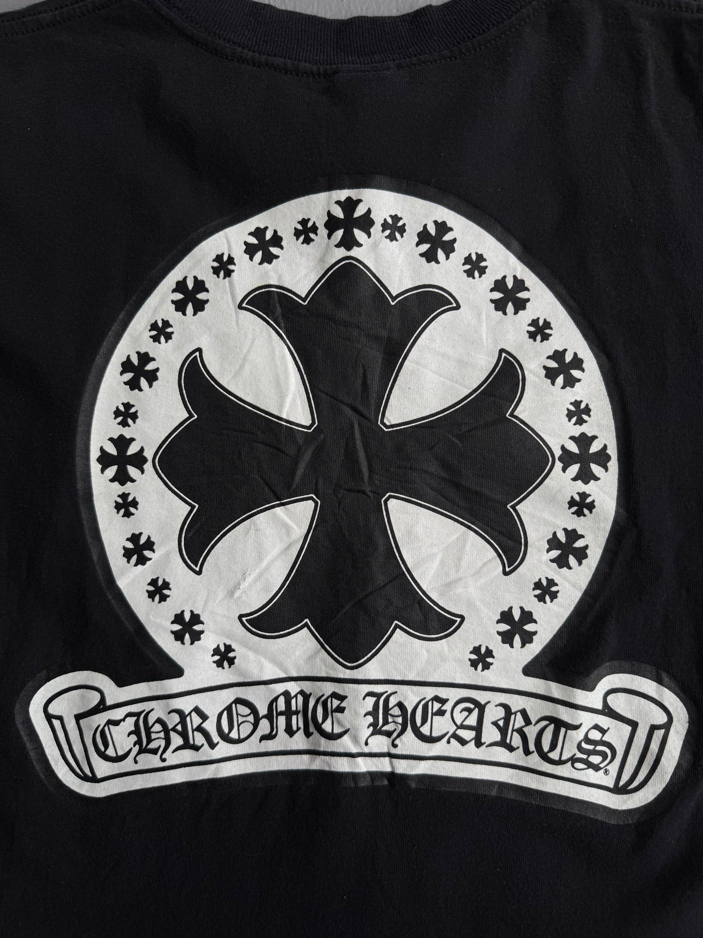 Vintage Chrome Hearts Cross Stamp Tee