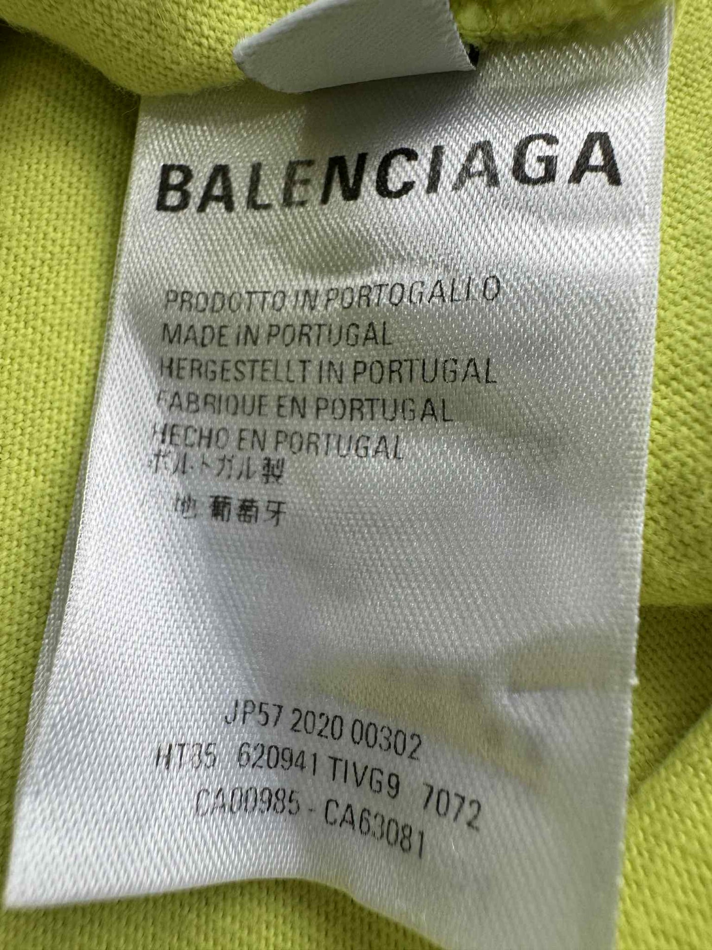Balenciaga Crew Print Cotton Shirt