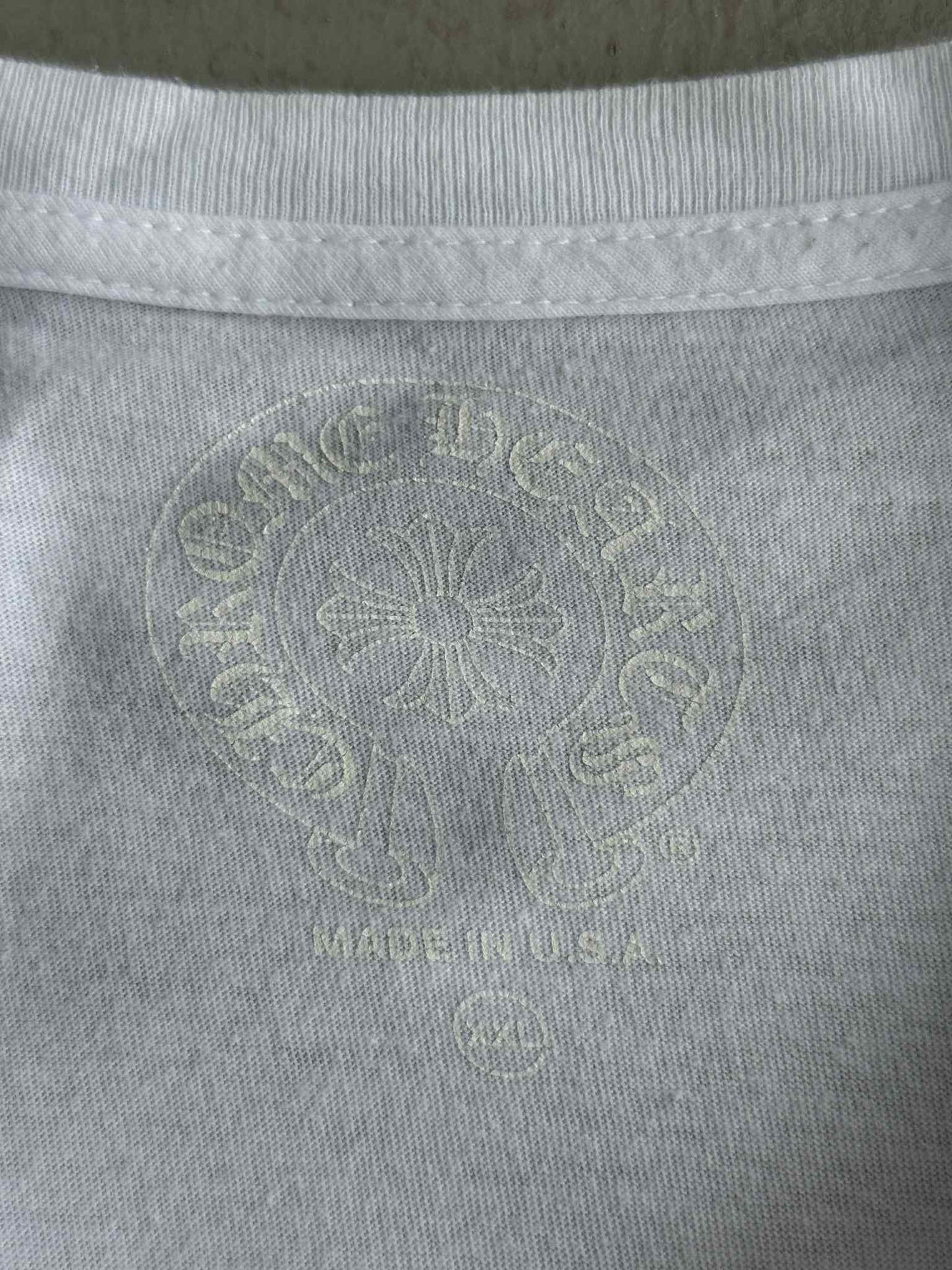 Chrome Hearts White Horseshoe Honolulu Tee