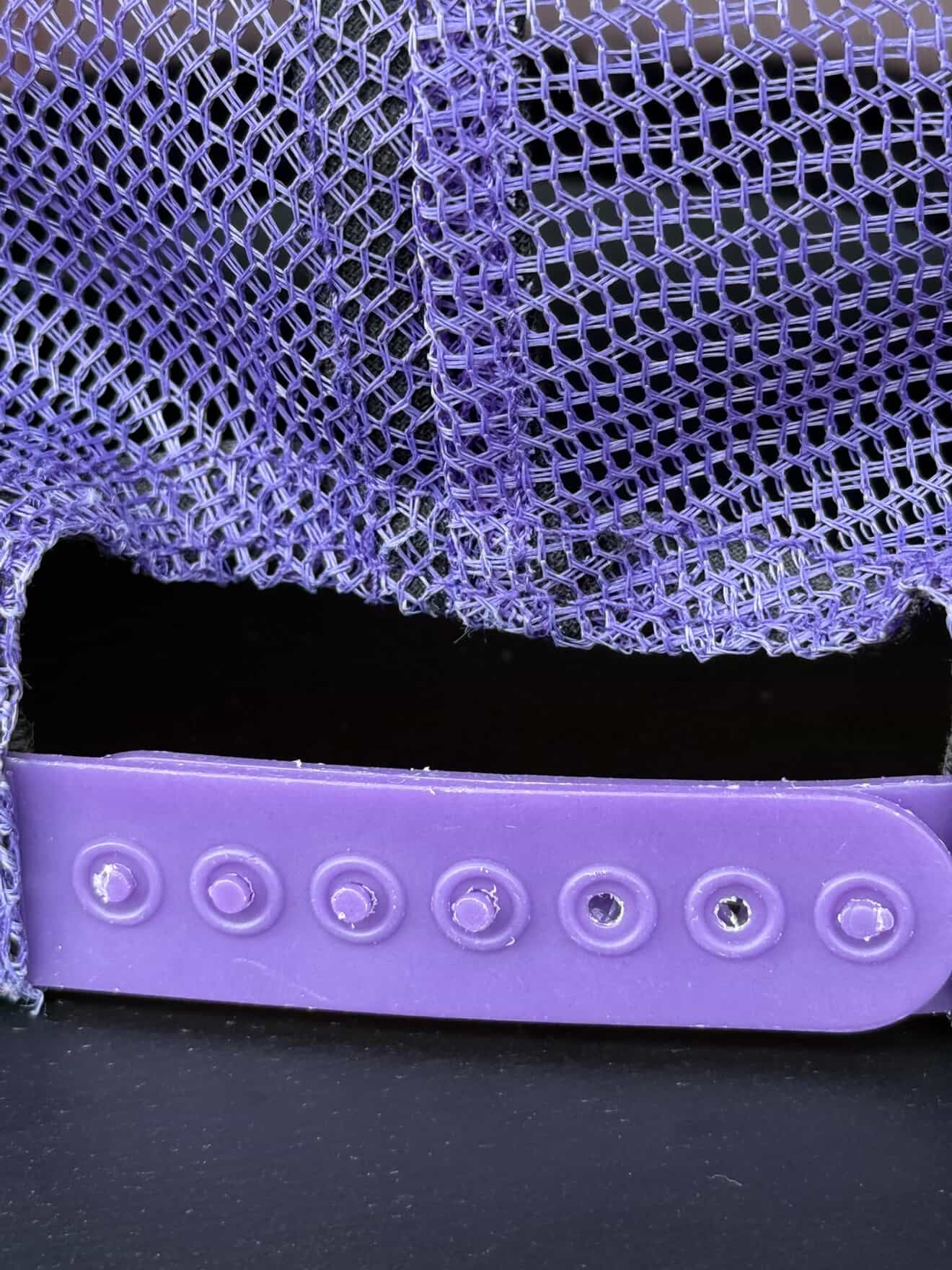 Chrome Hearts Hollywood Pink on Purple Trucker Hat