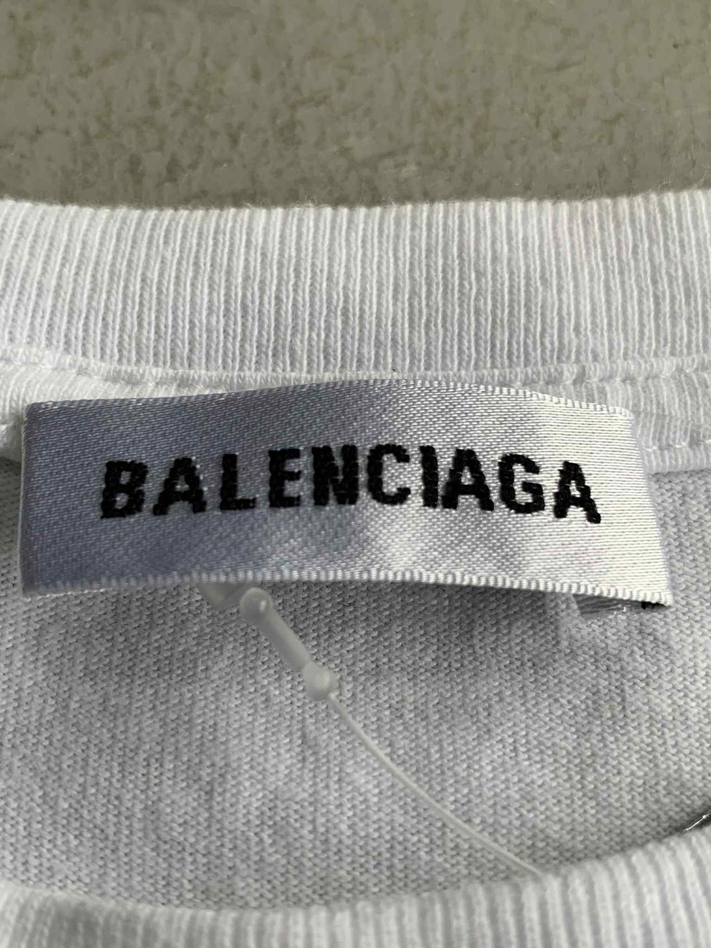 Womens Balenciaga Lipstick Script Tee