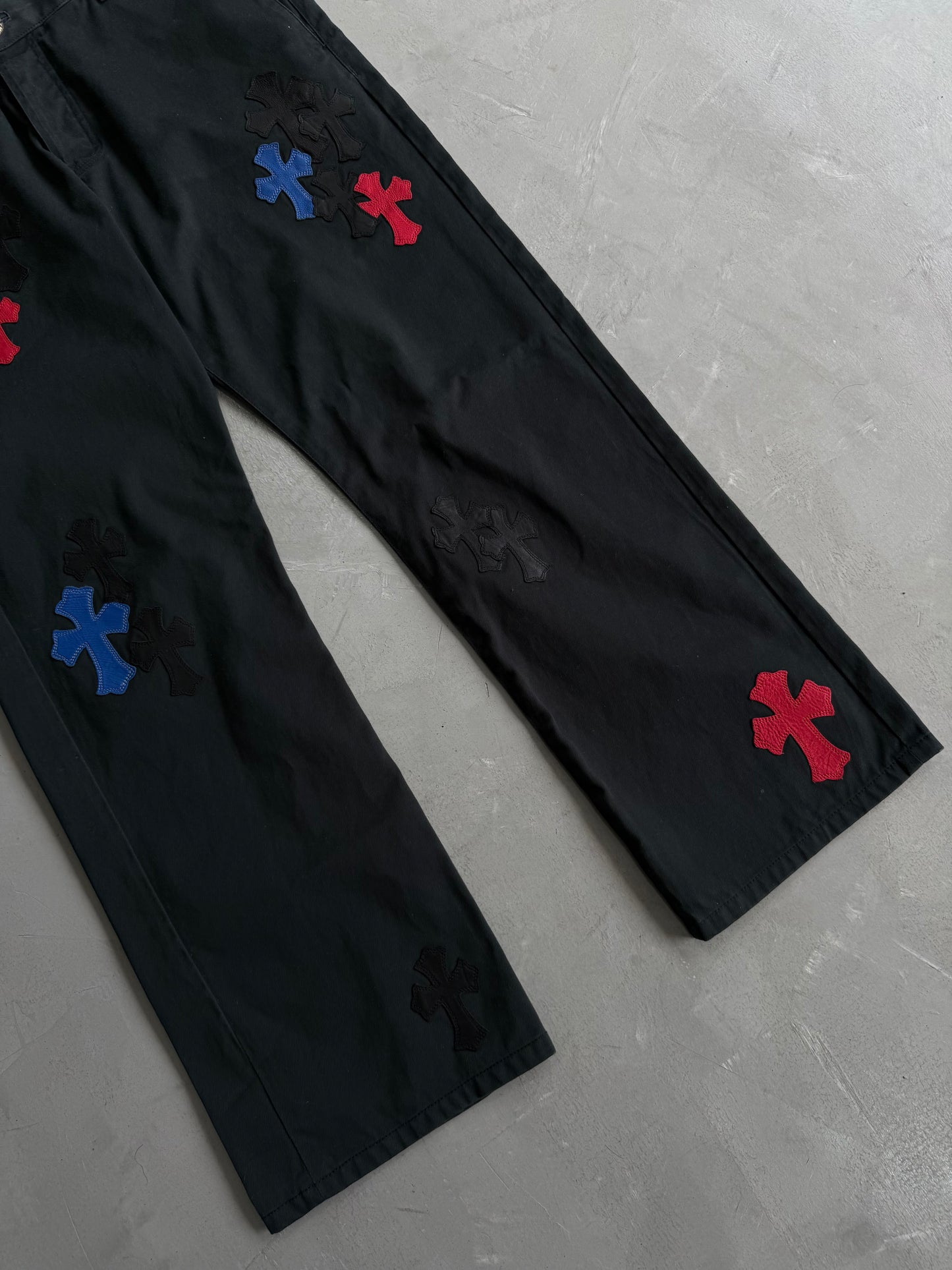 Chrome Hearts Spiderman Cross Patches Chino Pants