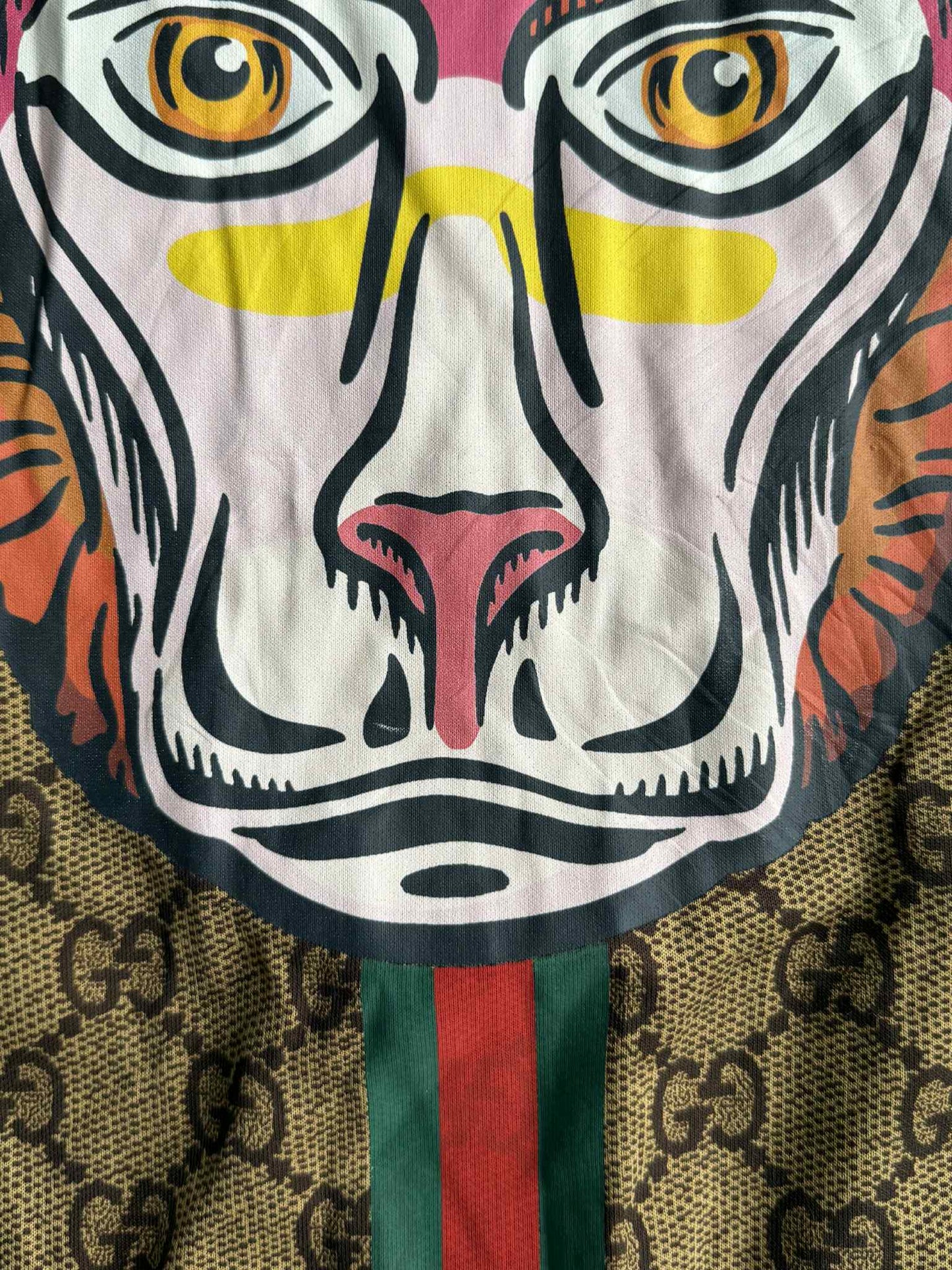 Gucci zip Jacket Monogram Monkey Back Design
