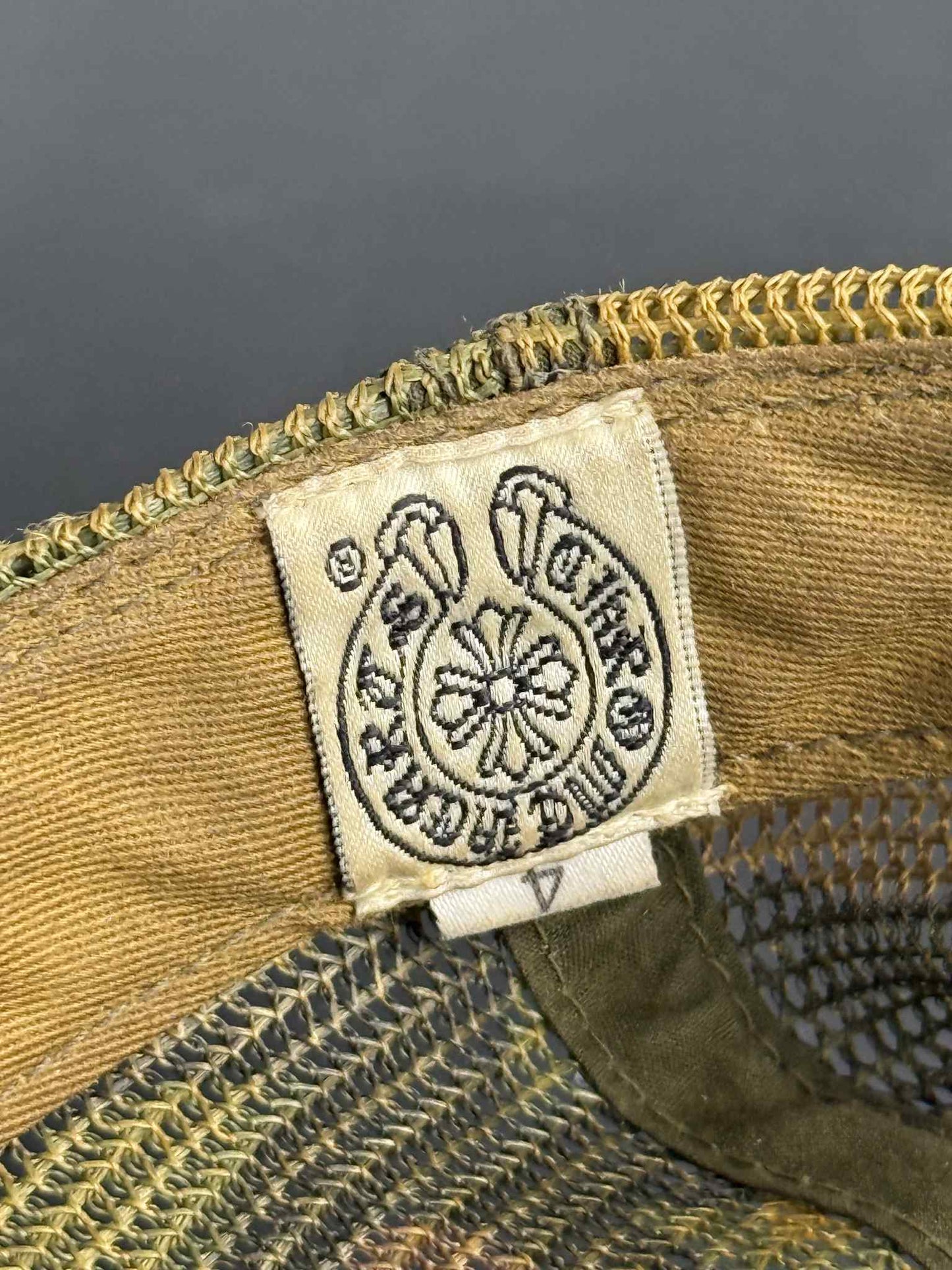 Vintage Chrome Hearts Camouflage Trucker Hat