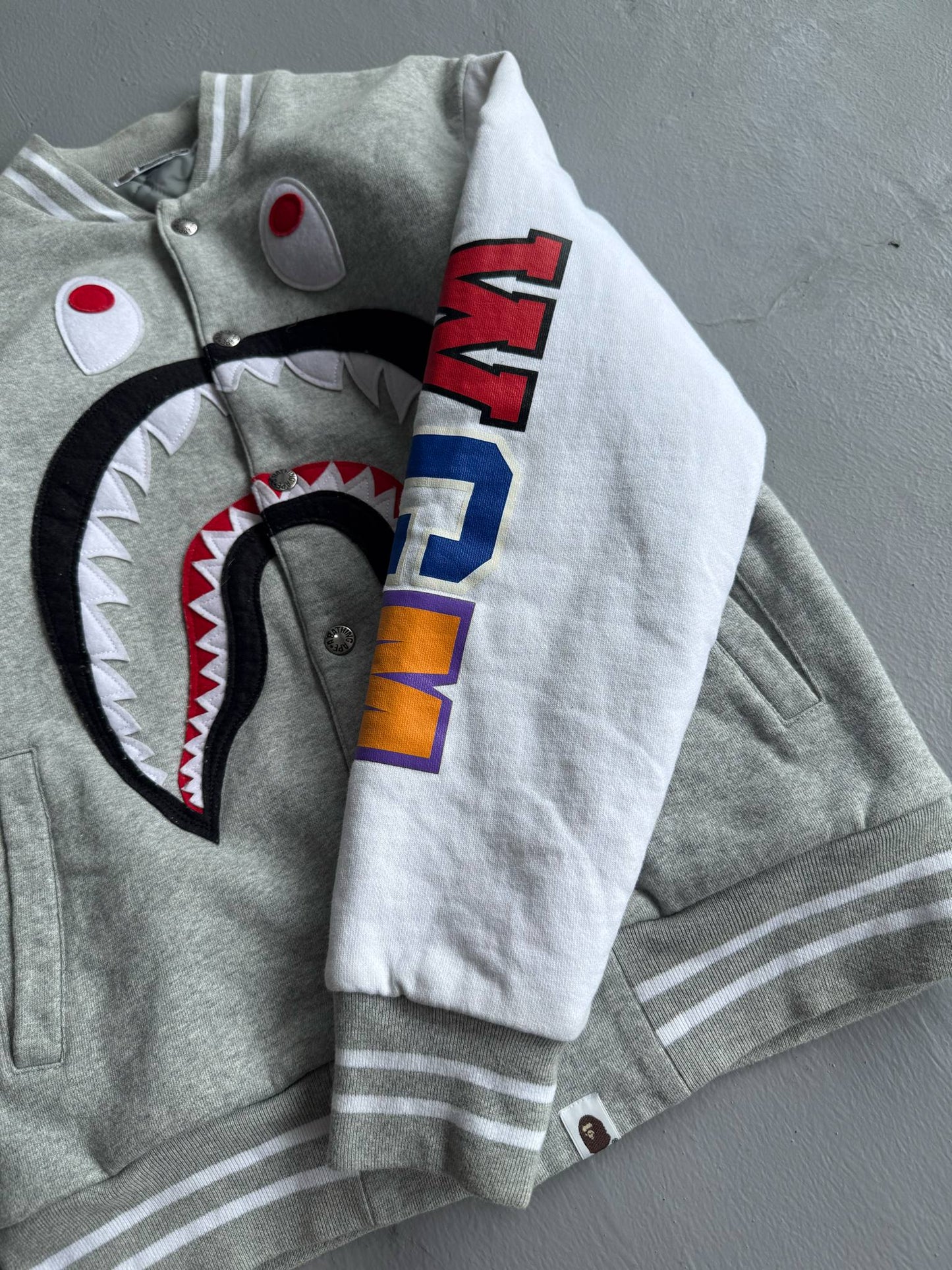 Bape Shark Varsity Jacket