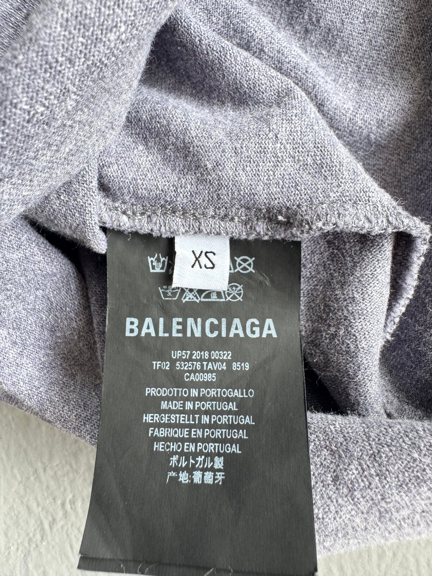 Balenciaga Gray Tee