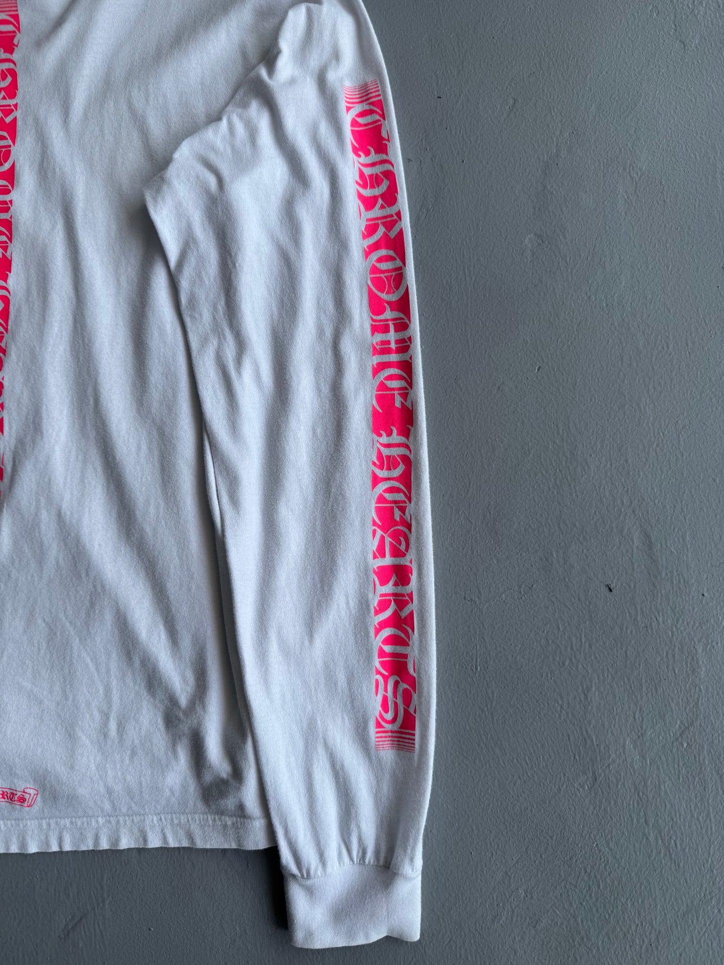 Chrome Hearts Pink Script Longsleeves