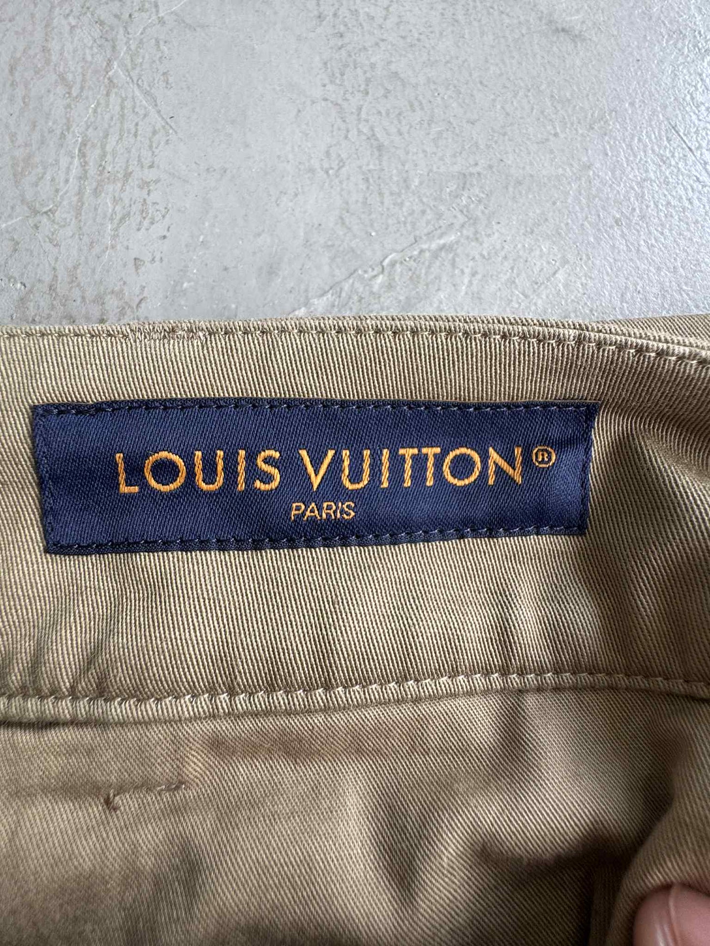 Louis Vuitton Khaki Cargo Pants
