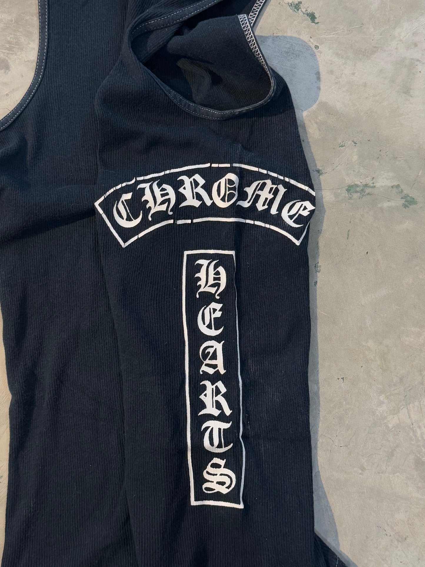 Vintage Chrome Hearts ‘FUCK YOU’ Thermal Tanktop