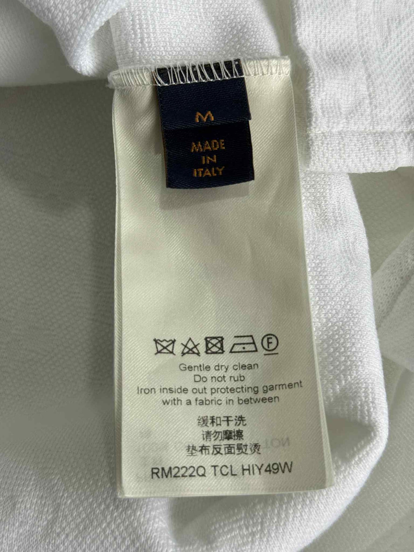 Luis Vuitton White Monogram Pocket Tee
