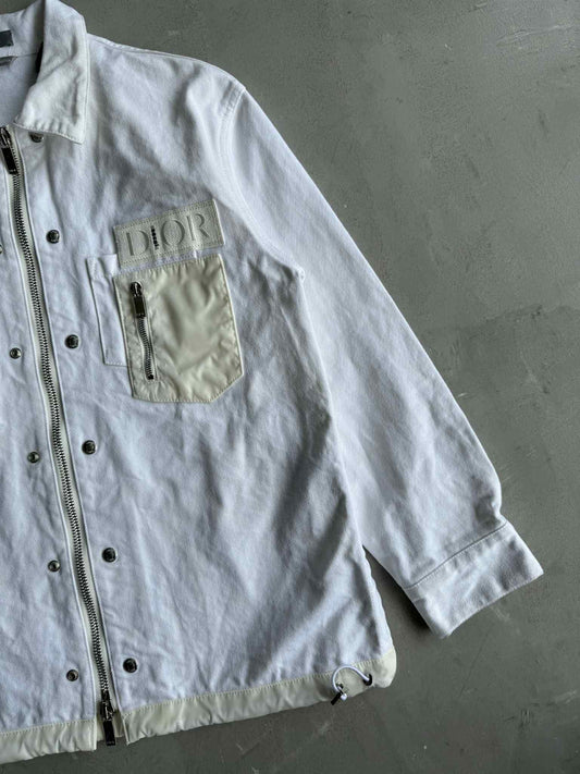 Dior X Sacai Zippered Longsleeve Casual Jacket