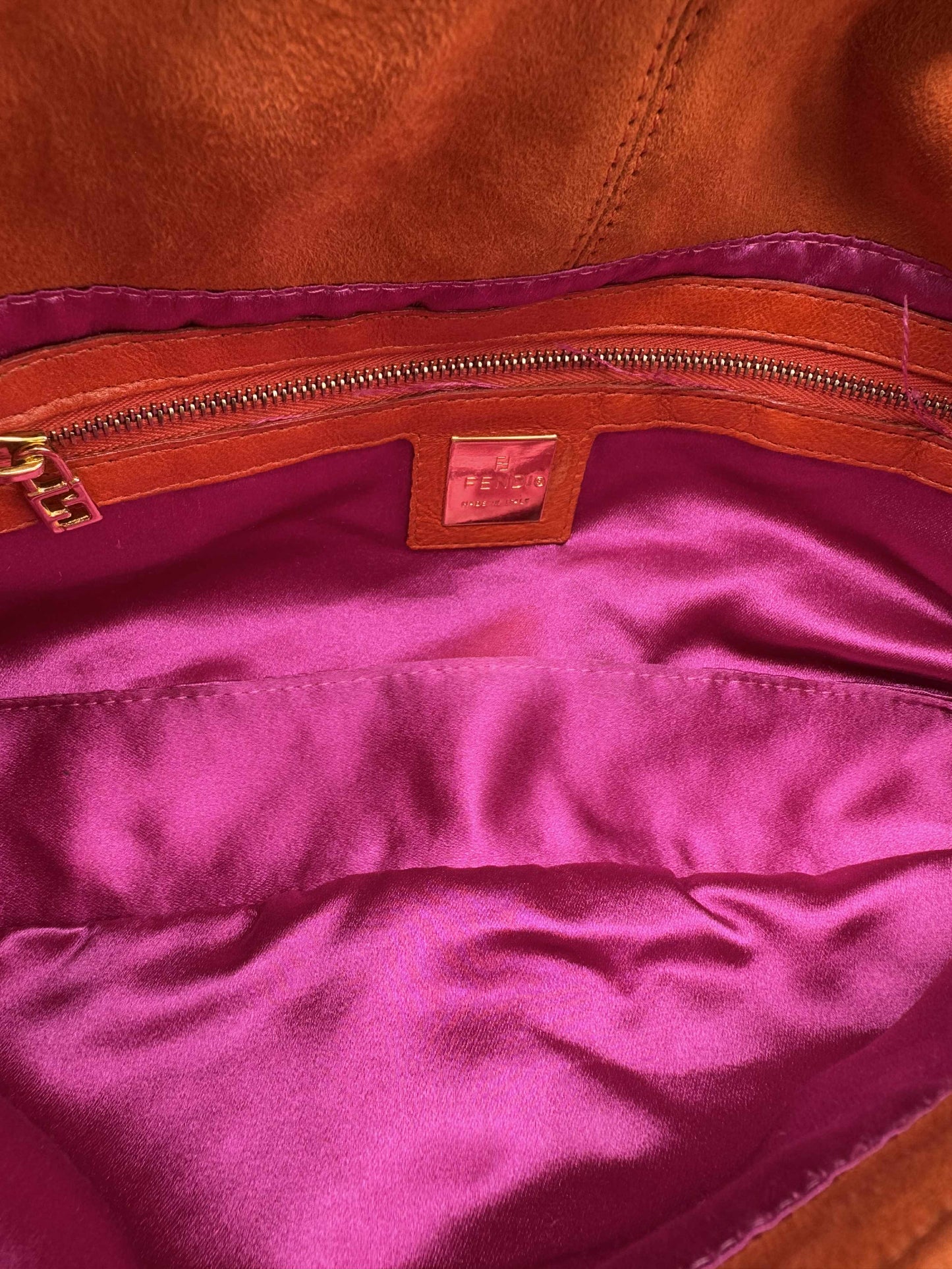 Fendi Orange Baguette