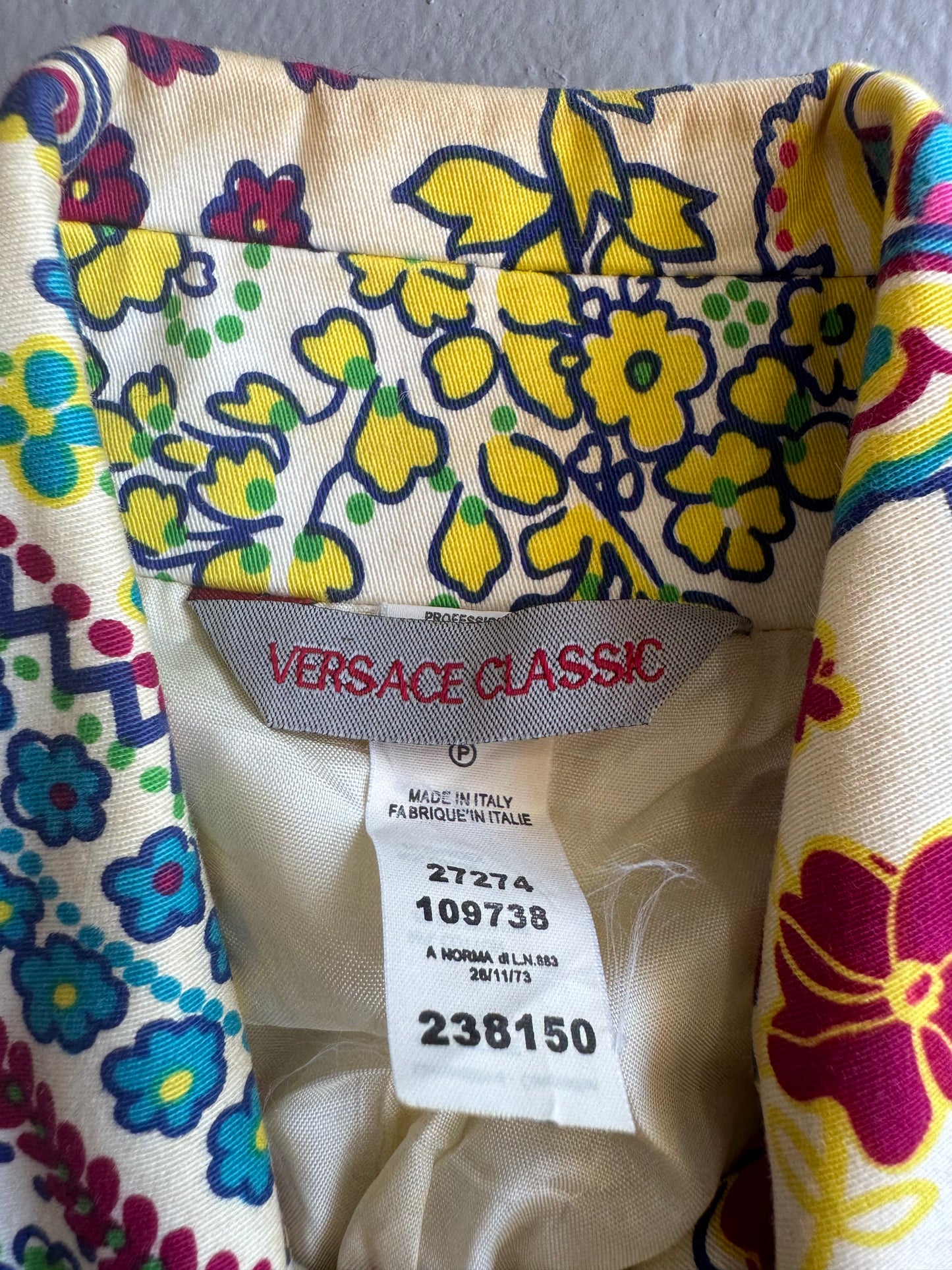 Versace Classic Floral Jacket