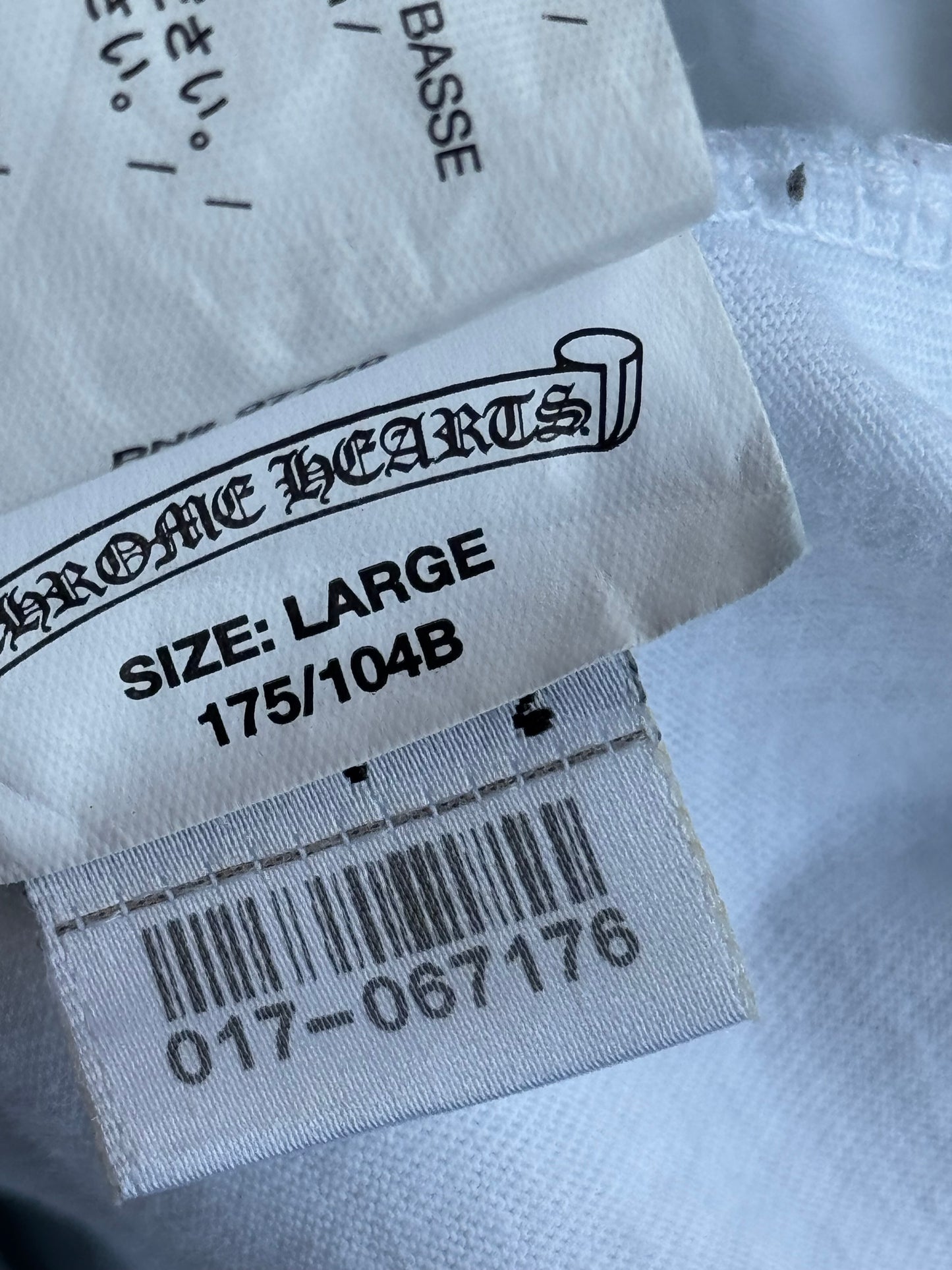 Chrome Hearts Red Script Horseshoe Tee