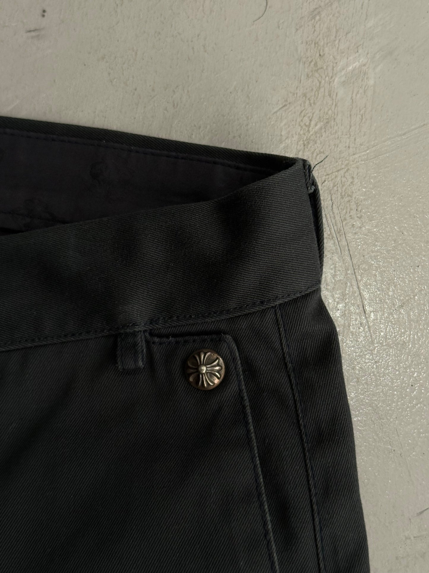 Chrome Hearts Spiderman Cross Patches Chino Pants