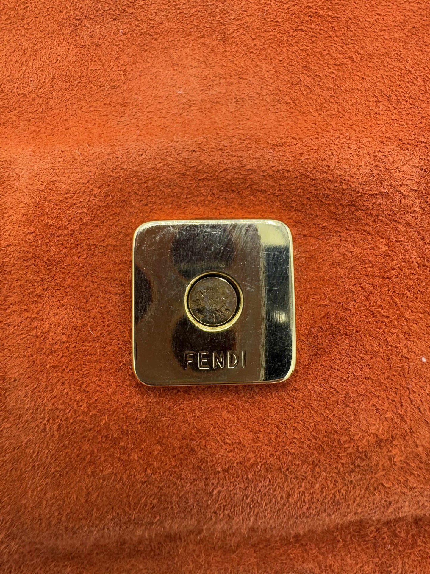 Fendi Orange Baguette