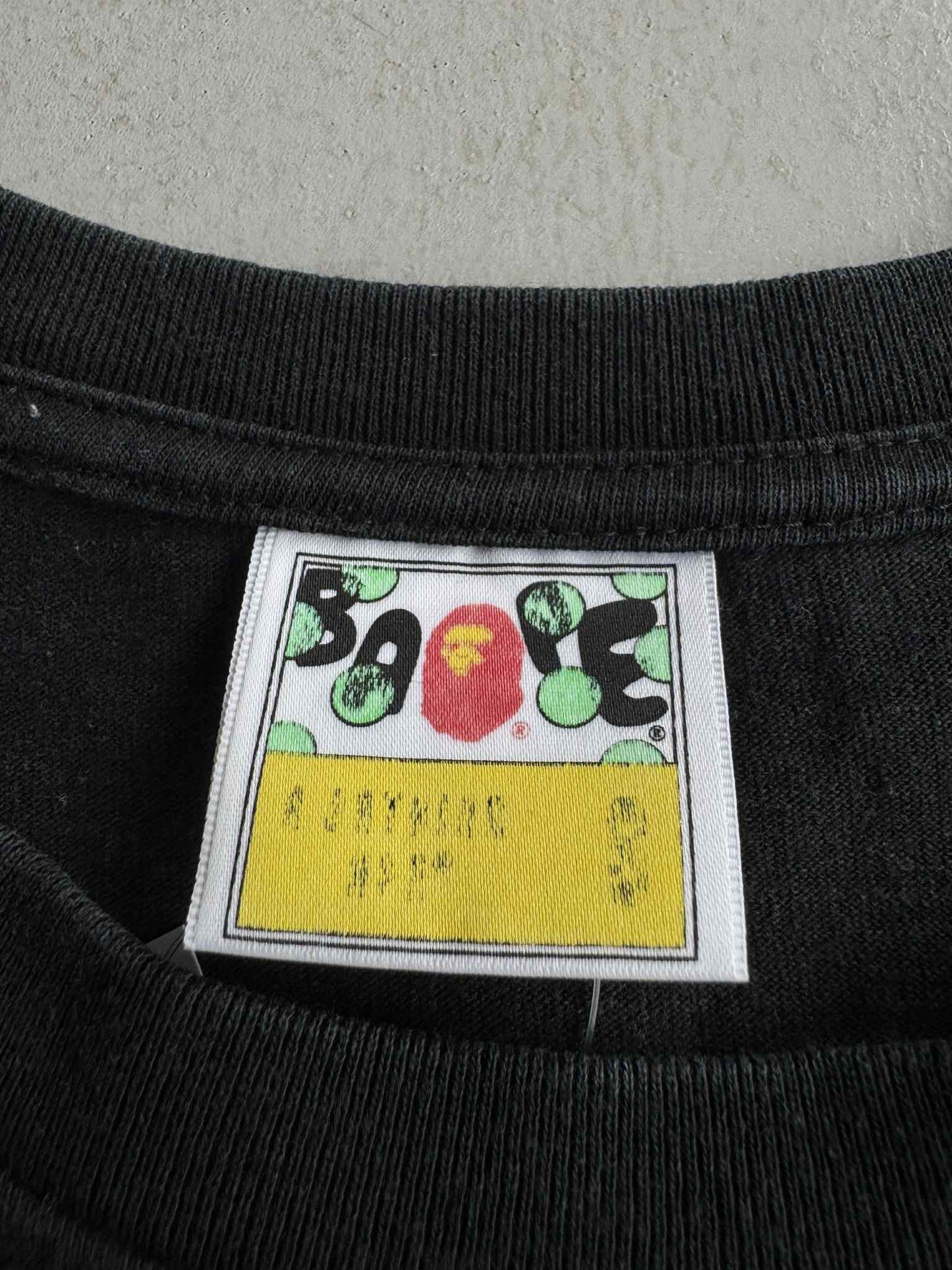 Bape Neon Tokyo Ape Face Tee