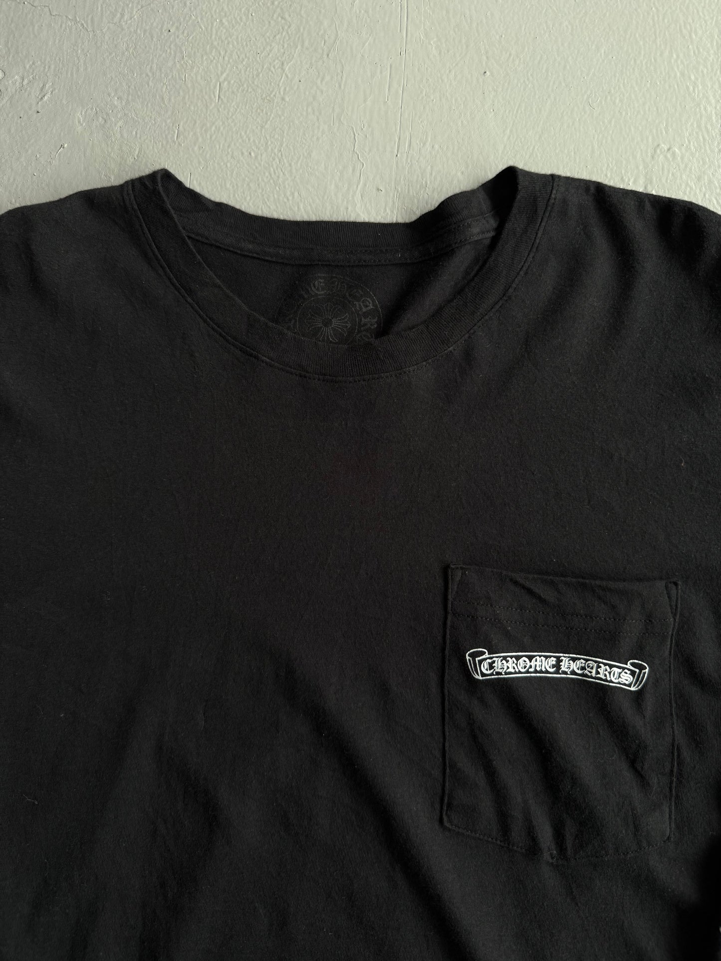 Chrome Hearts Scroll Logo Longsleeves