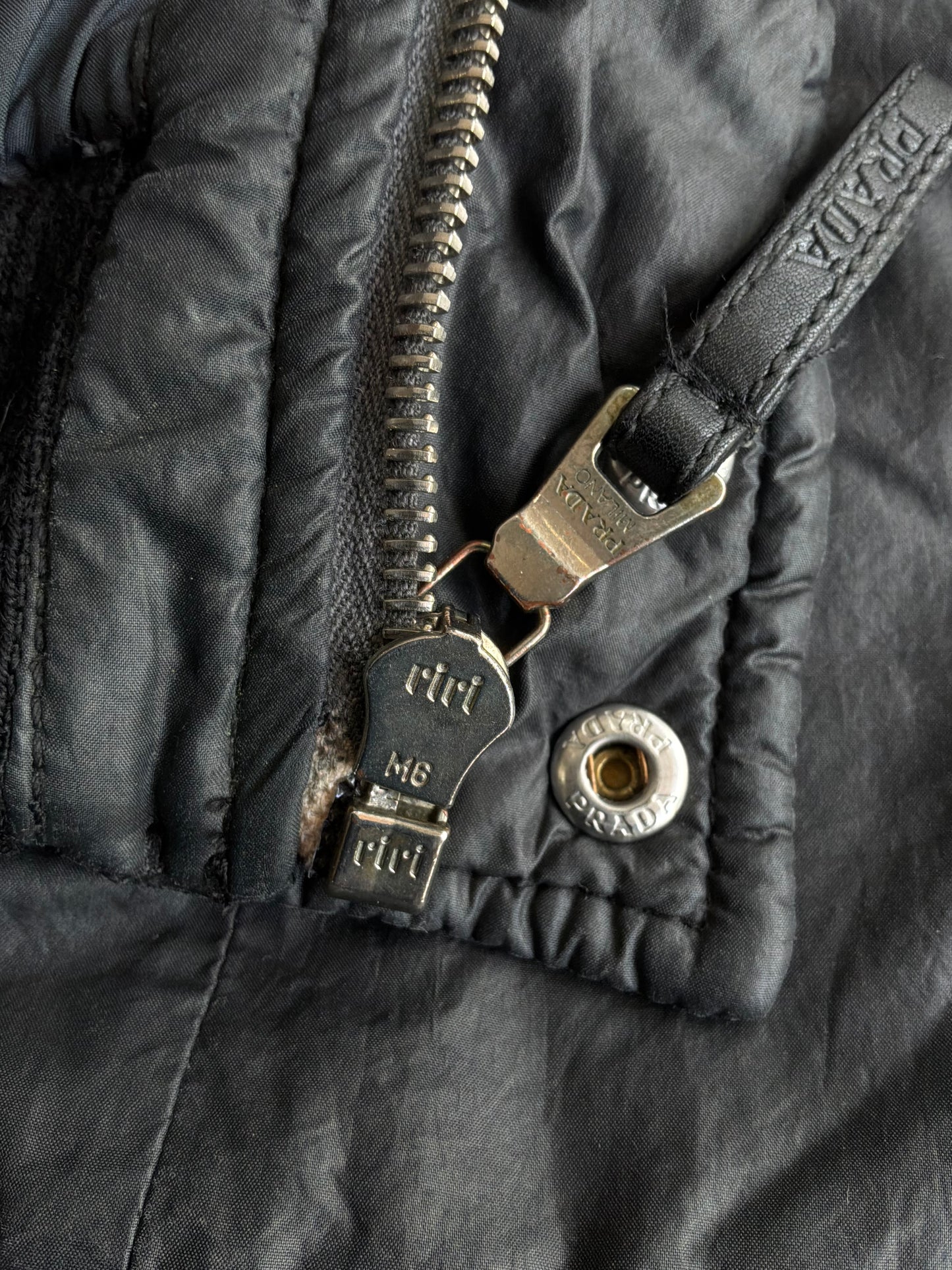 Vintage Prada Sports Two Toned Puffer Jacket