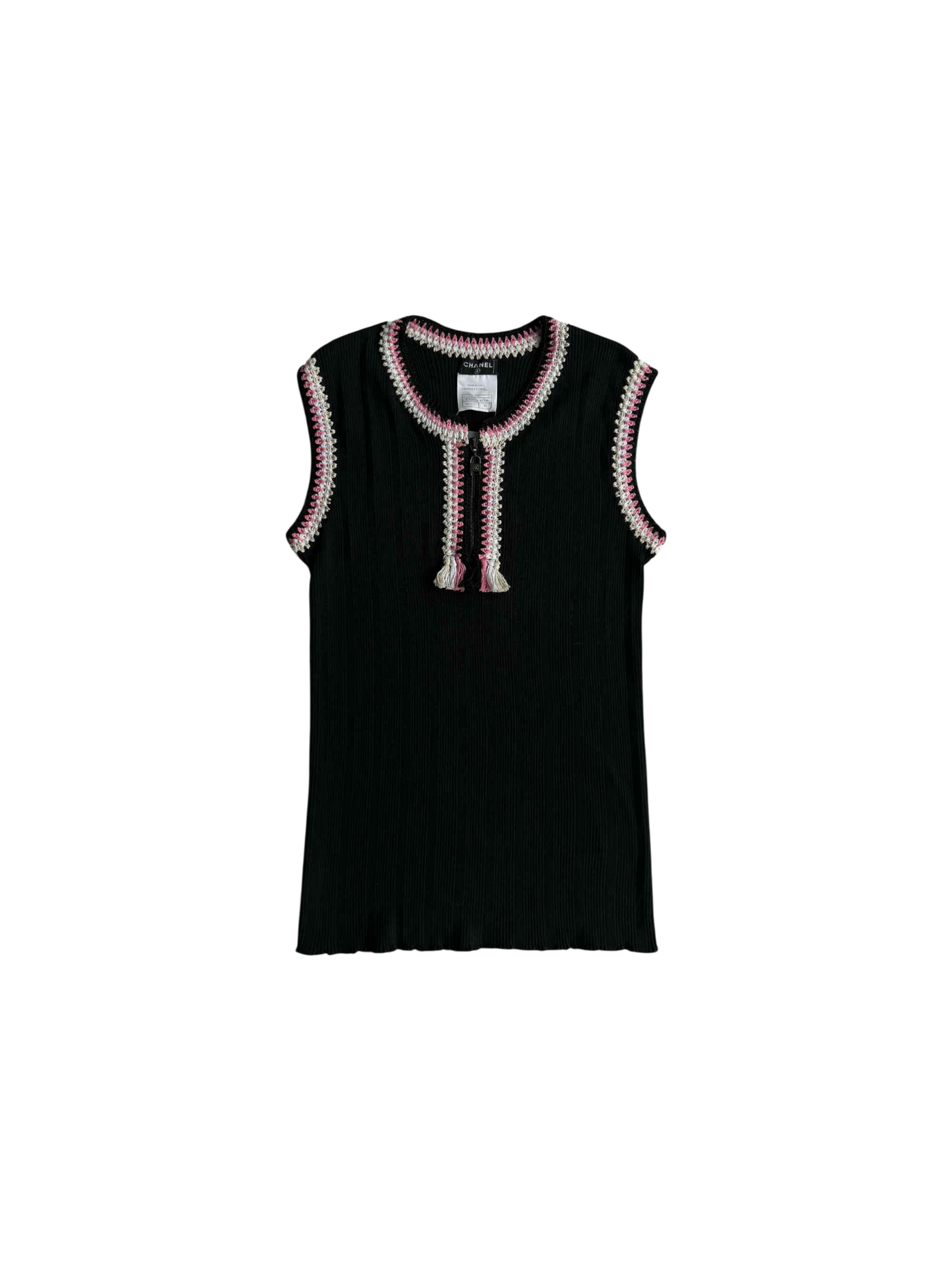 Chanel Vintage Sleeveless Shirt