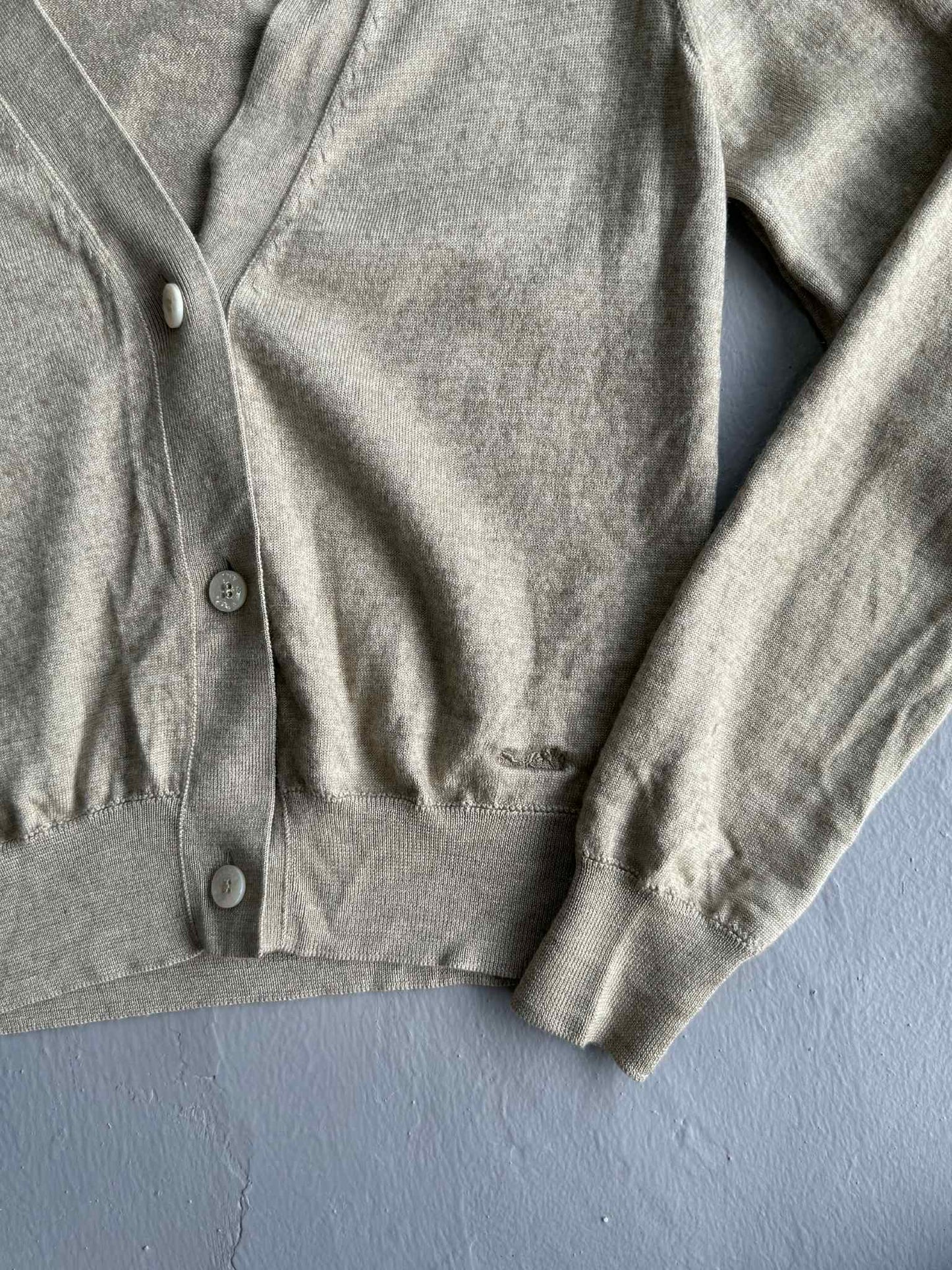 Hermes Cardigan Cashmere Light Beige