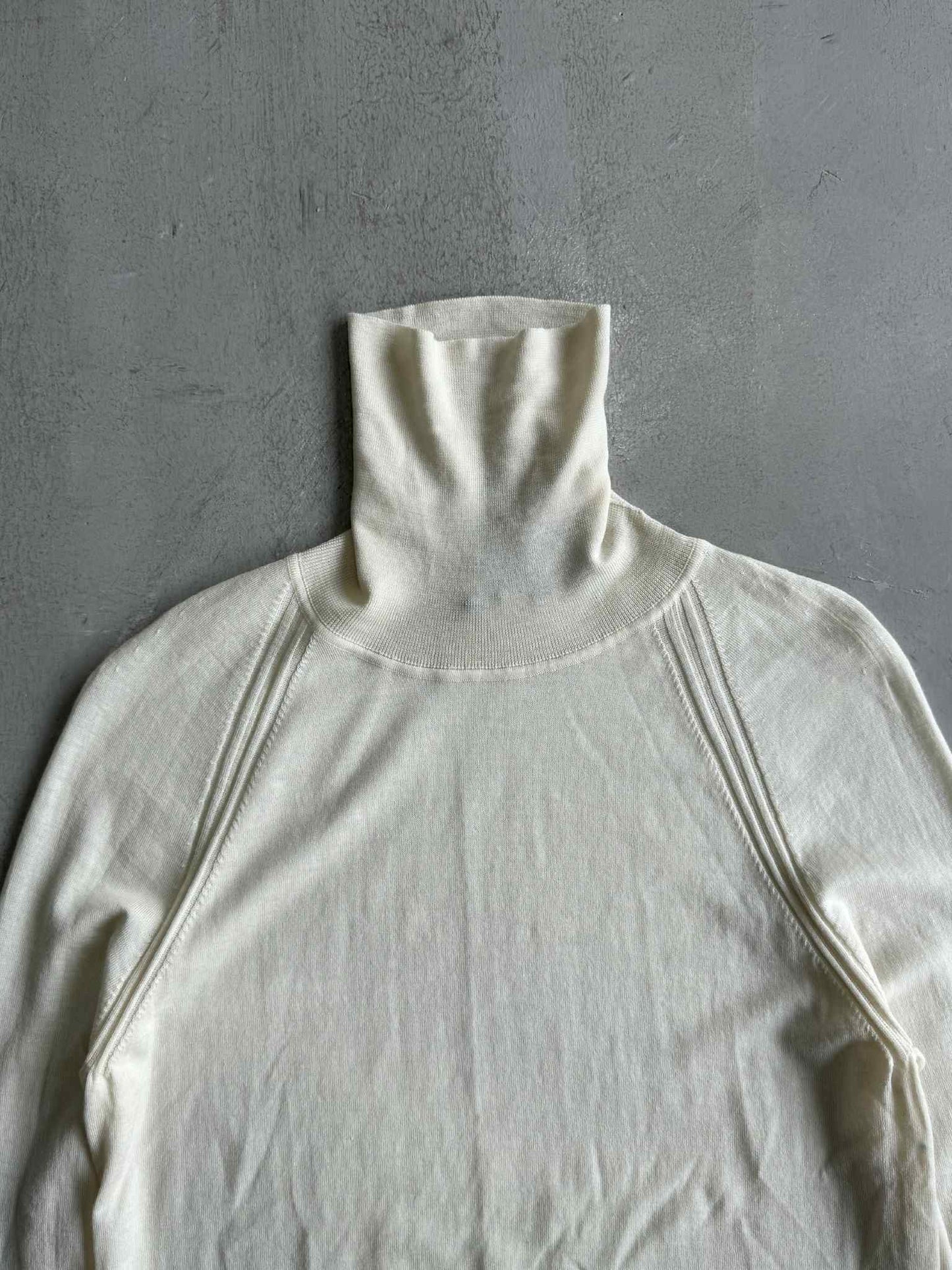 Louis Vuitton Cream Turtle Neck