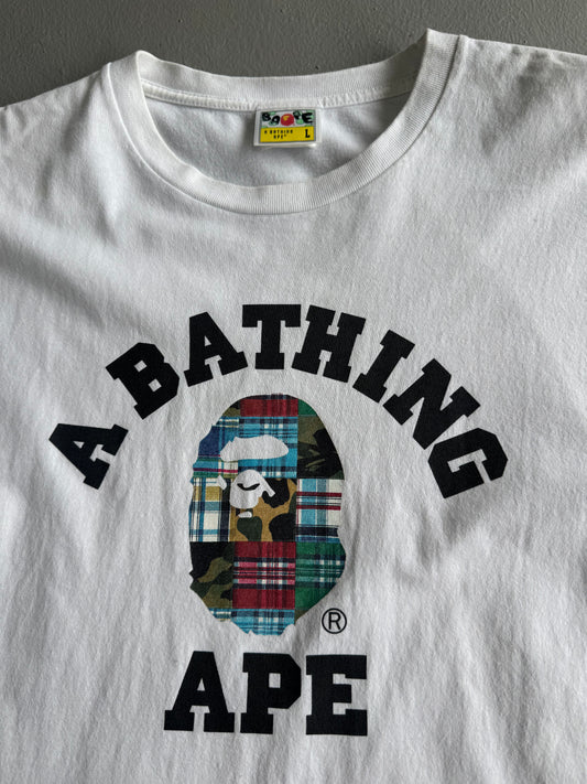 Bape Patchwork College Tee