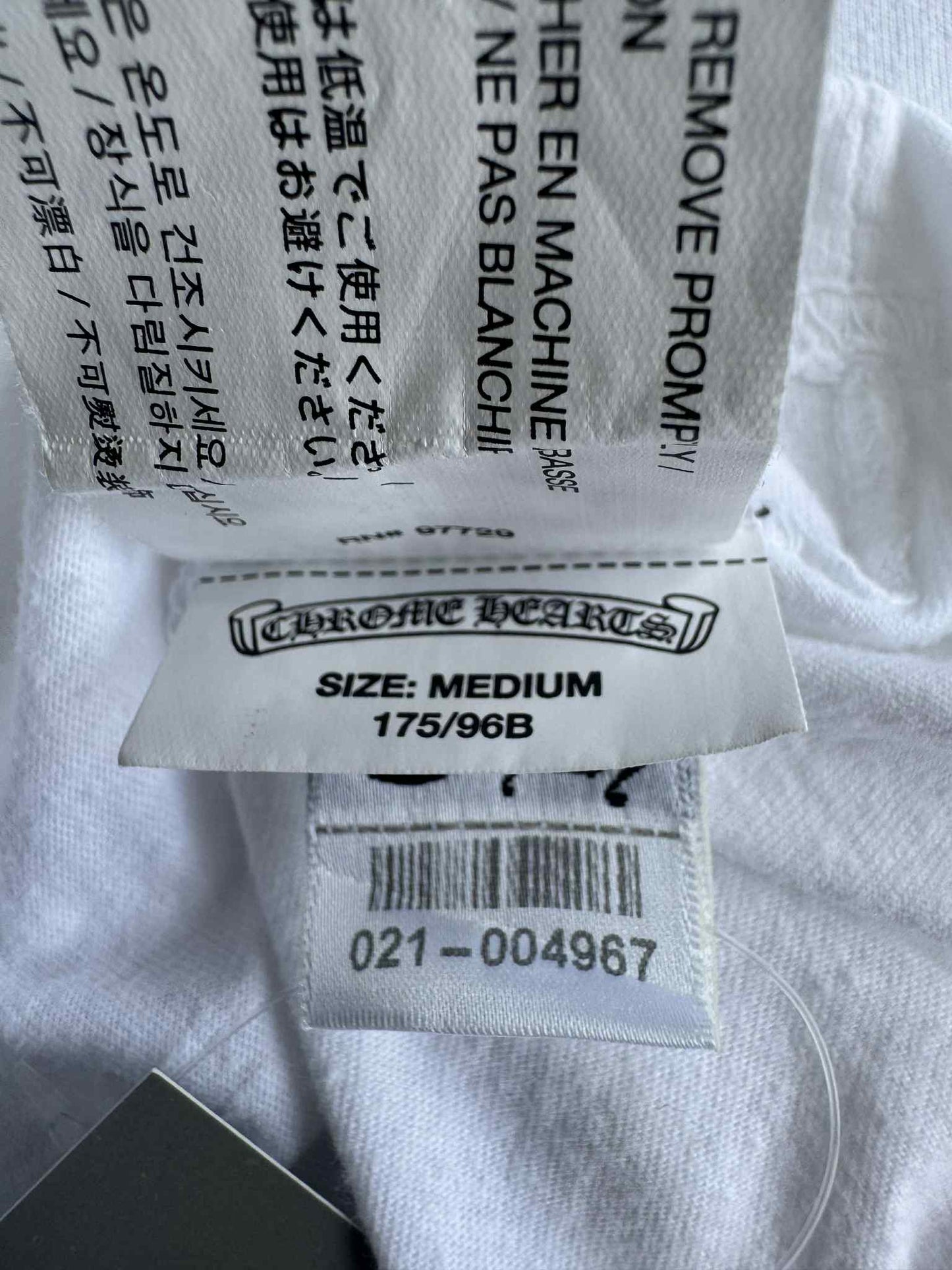 Chrome Hearts Orange Dagger Tee