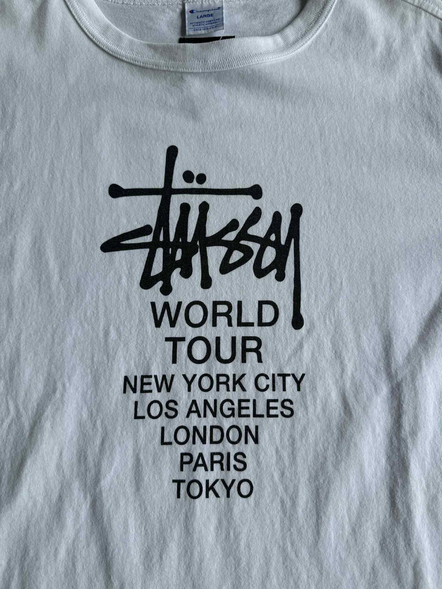 Stussy X Champion World Tour Tee