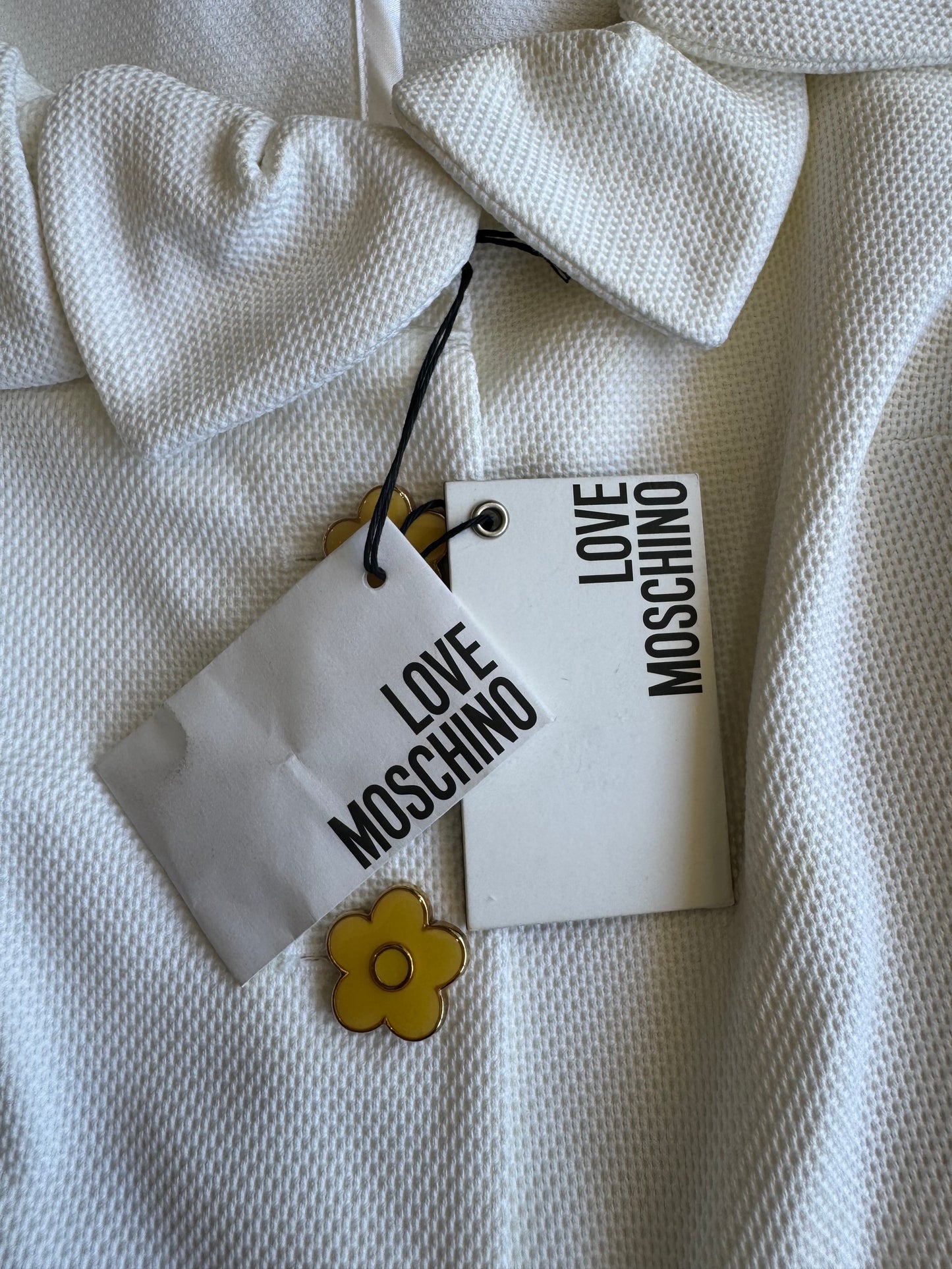 Love Moschino Button Crop Jacket