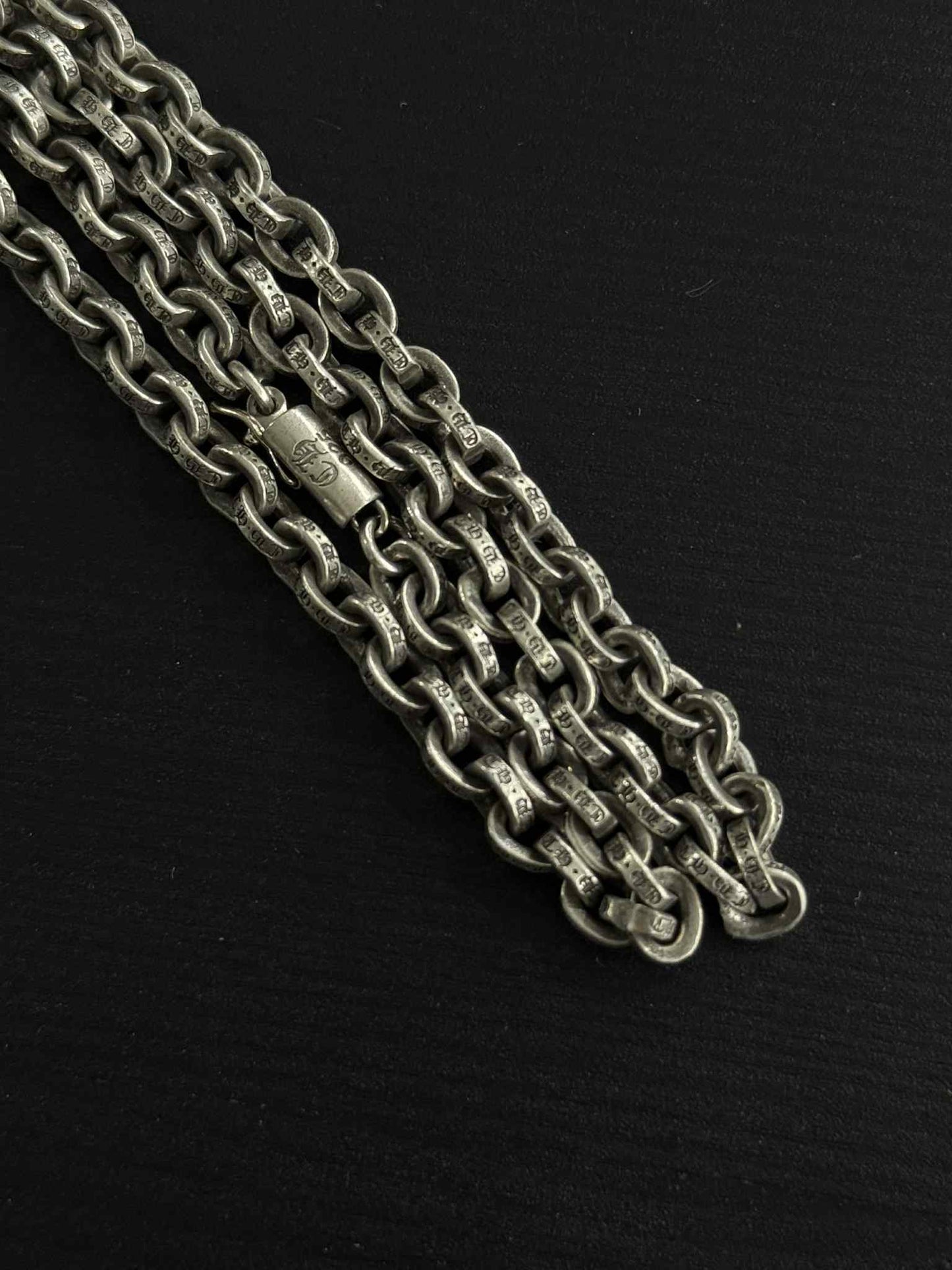 Chrome Hearts 18” Paper Chain Necklace