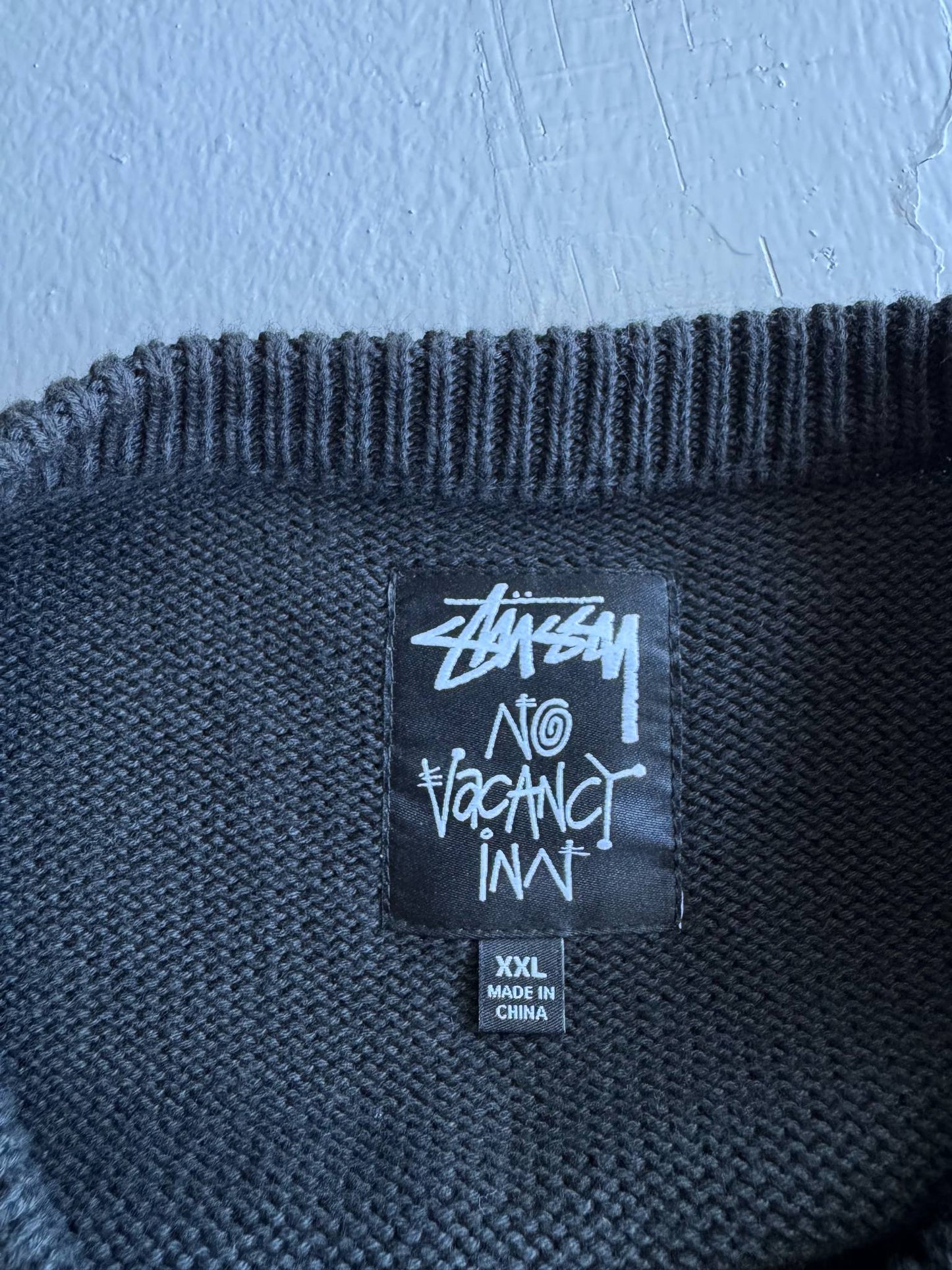 Stussy No Vacancy Inn Knitted Crewneck