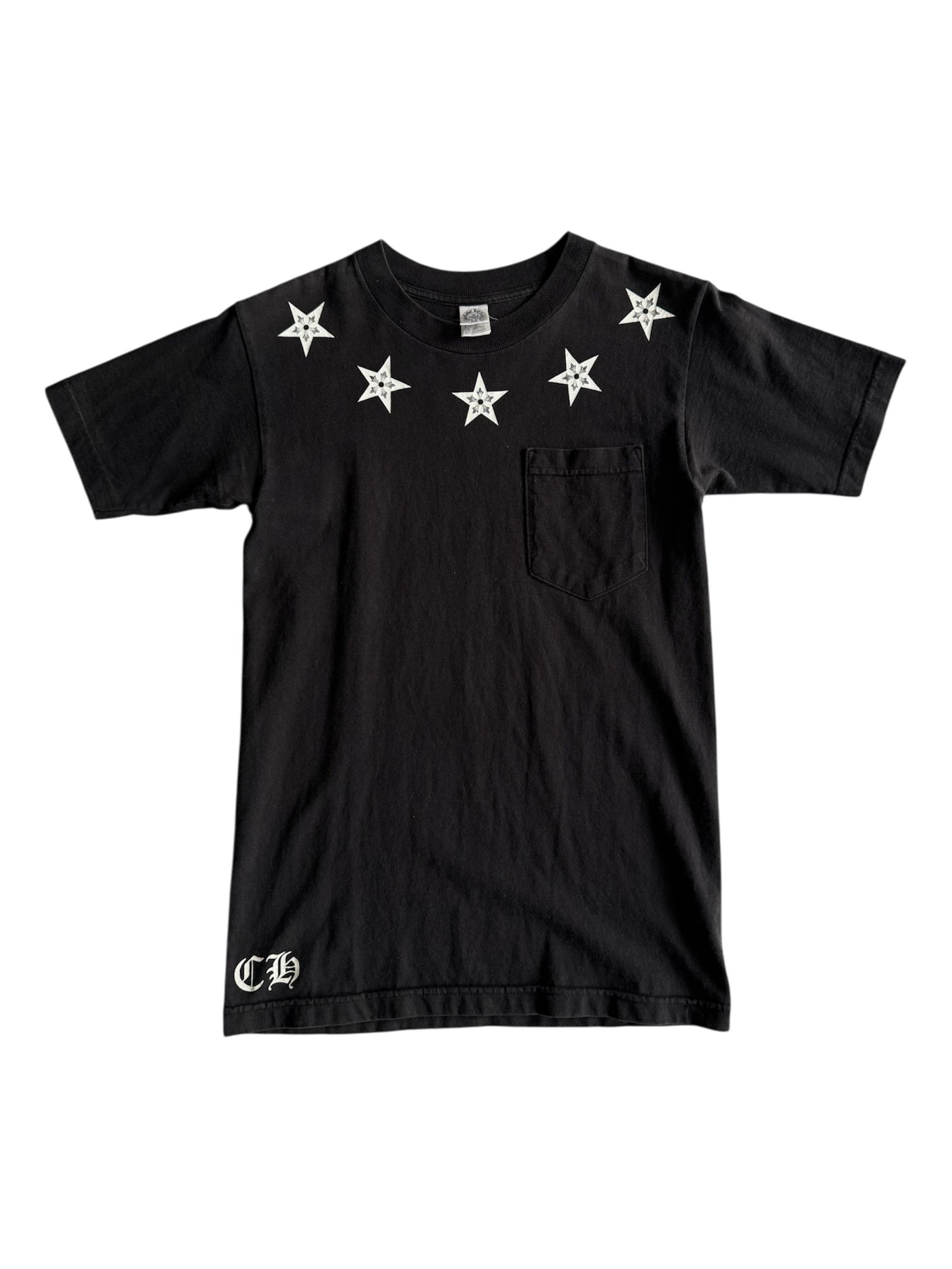 Vintage Chrome Hearts Neck Star Logo Tee
